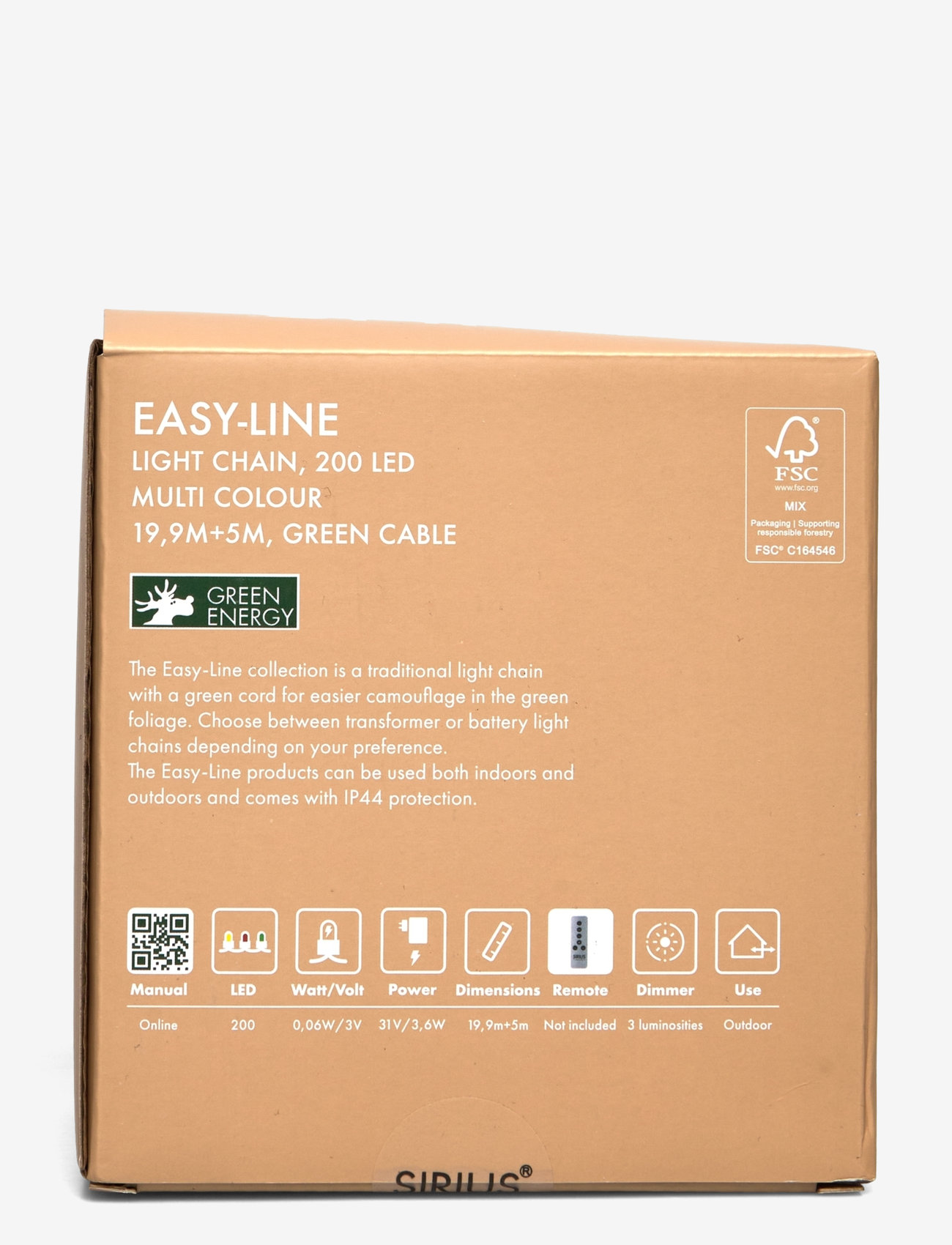 Sirius Home - EasyLine 200 LED - black - 2