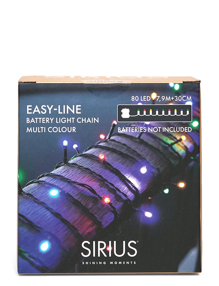 Sirius Home - EasyLine Batterylight 80 LED - weihnachtskugeln - black - 0