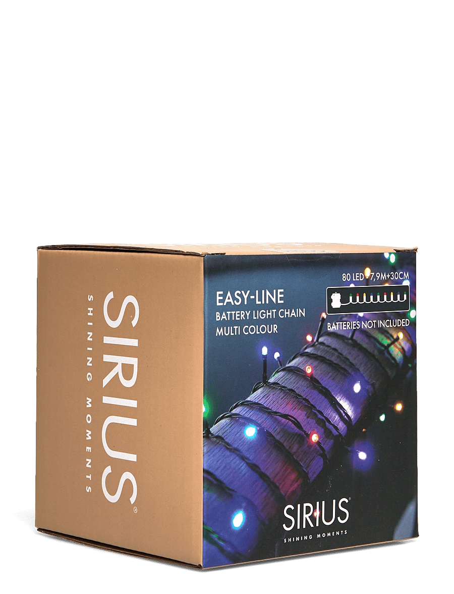Sirius Home - EasyLine Batterylight 80 LED - weihnachtskugeln - black - 1