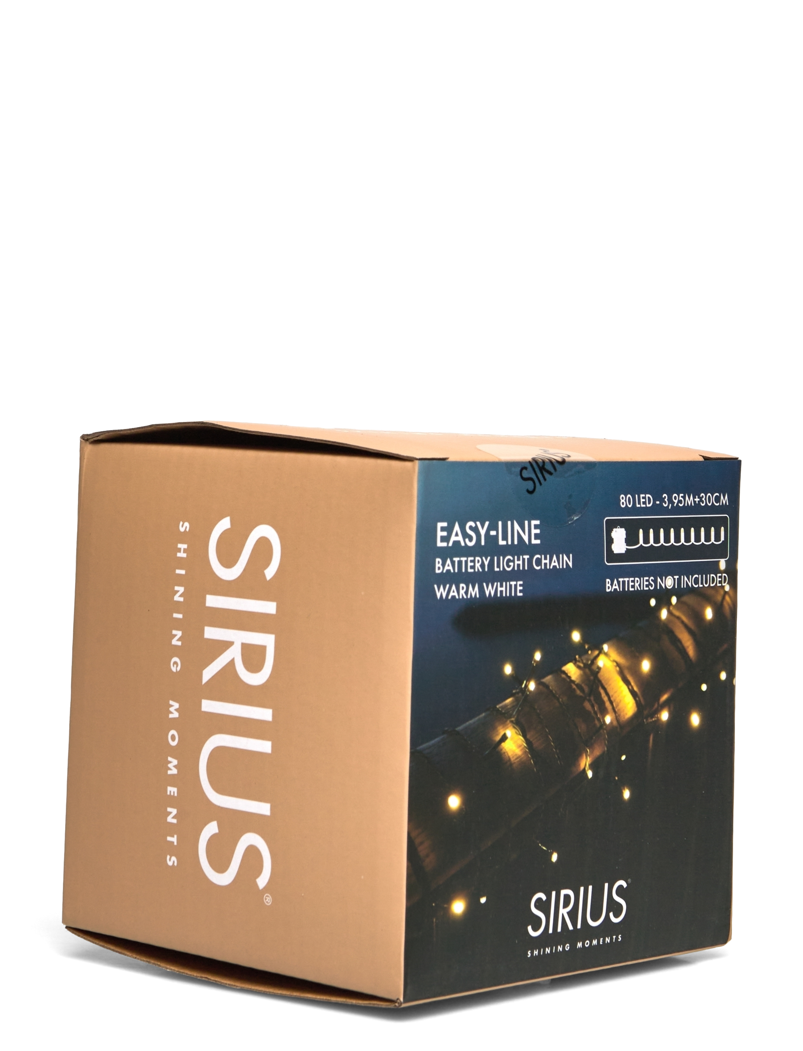 Sirius Home - Easy-Line Batterylight 80 LED - christmas baubles - black - 1