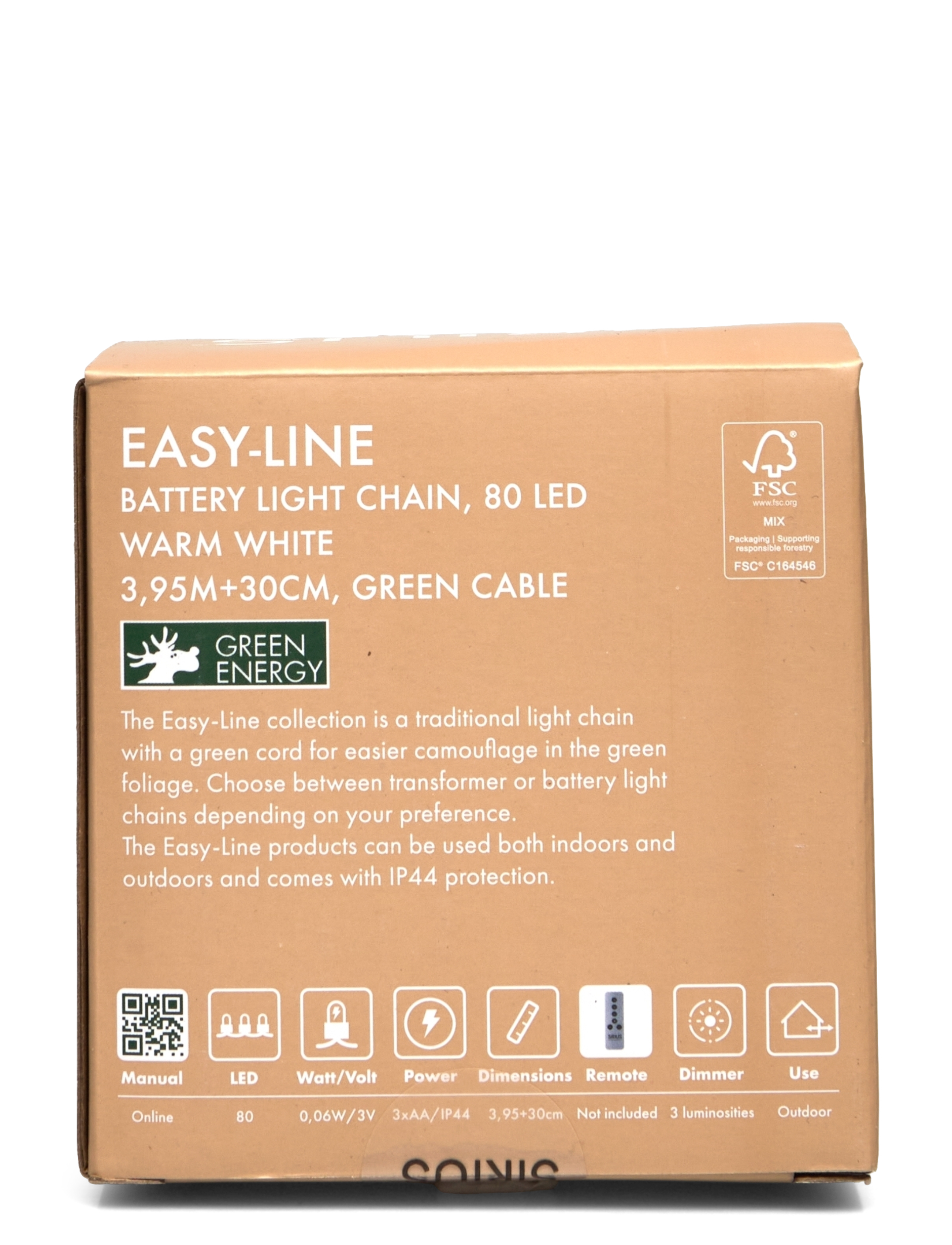 Sirius Home - Easy-Line Batterylight 80 LED - christmas baubles - black - 2