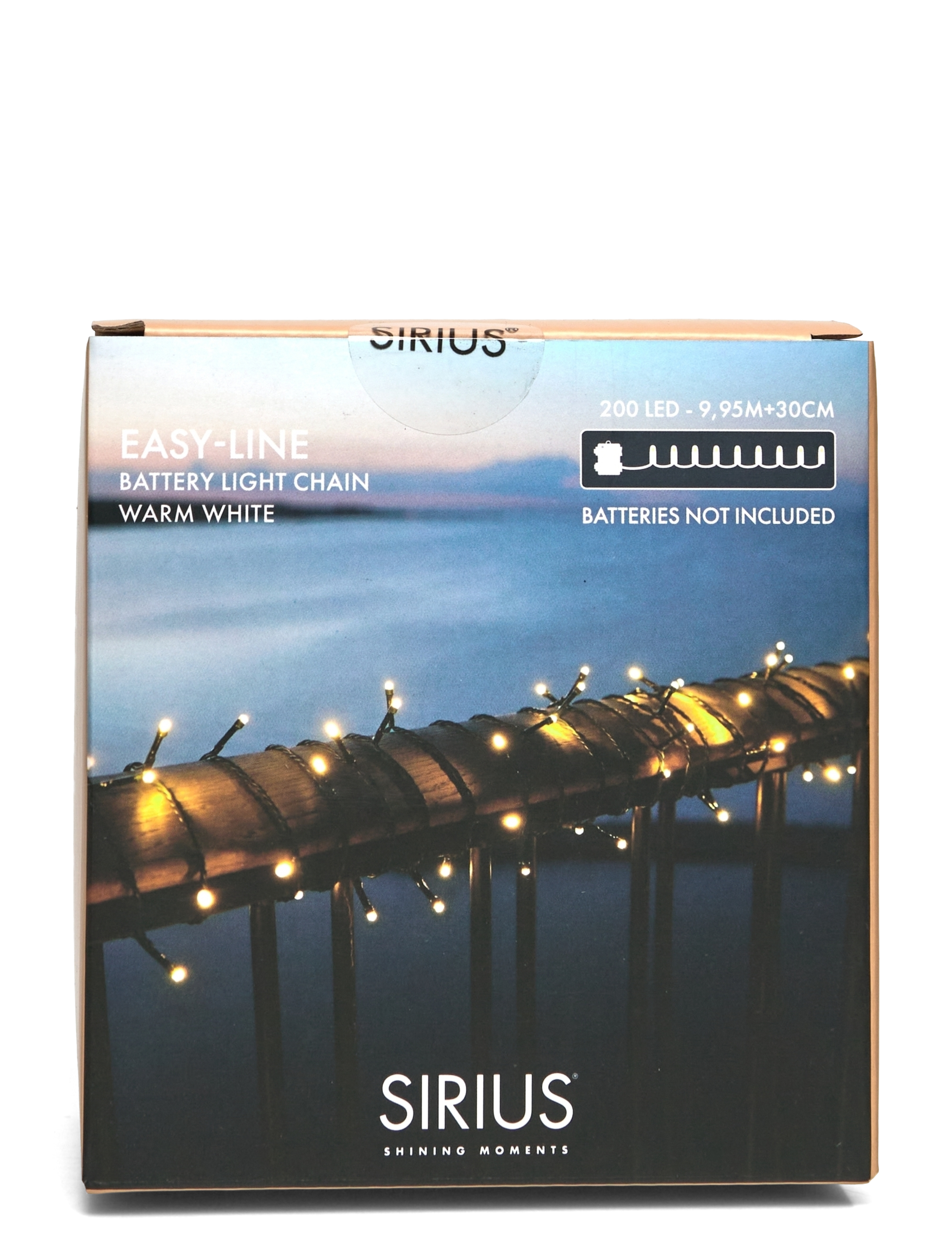 Sirius Home Easy-Line Batterylight 200 LED - Weihnachten - BLACK / black