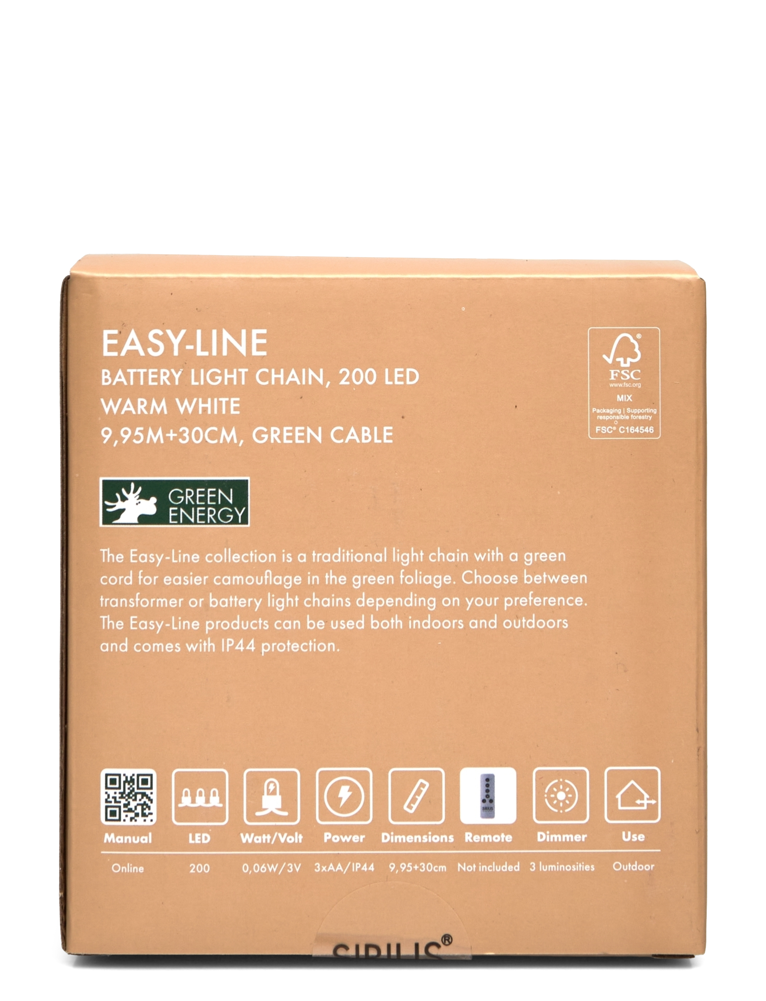 Sirius Home - Easy-Line Batterylight 200 LED - weihnachtsbeleuchtung - black - 2