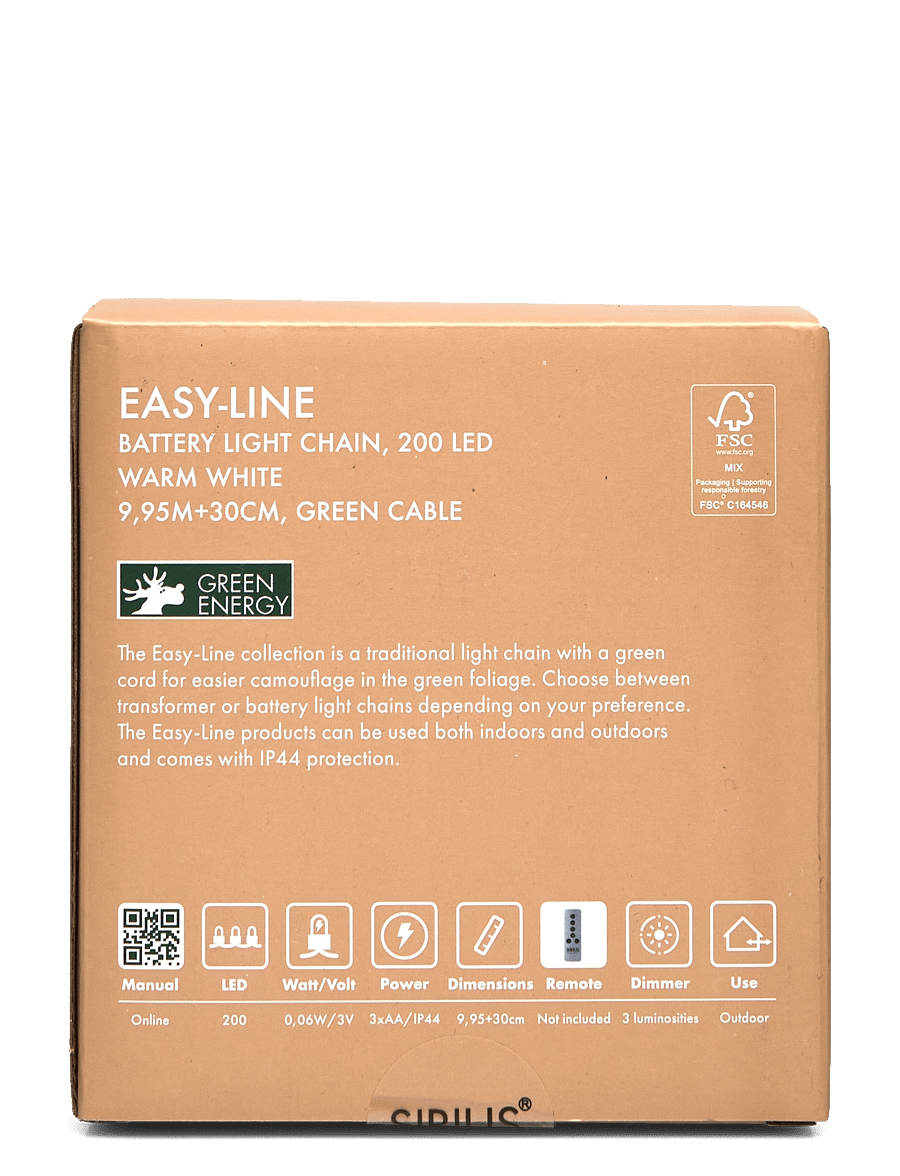 Sirius Home - Easy-Line Batterylight 200 LED - Éclairage de noël - black - 2