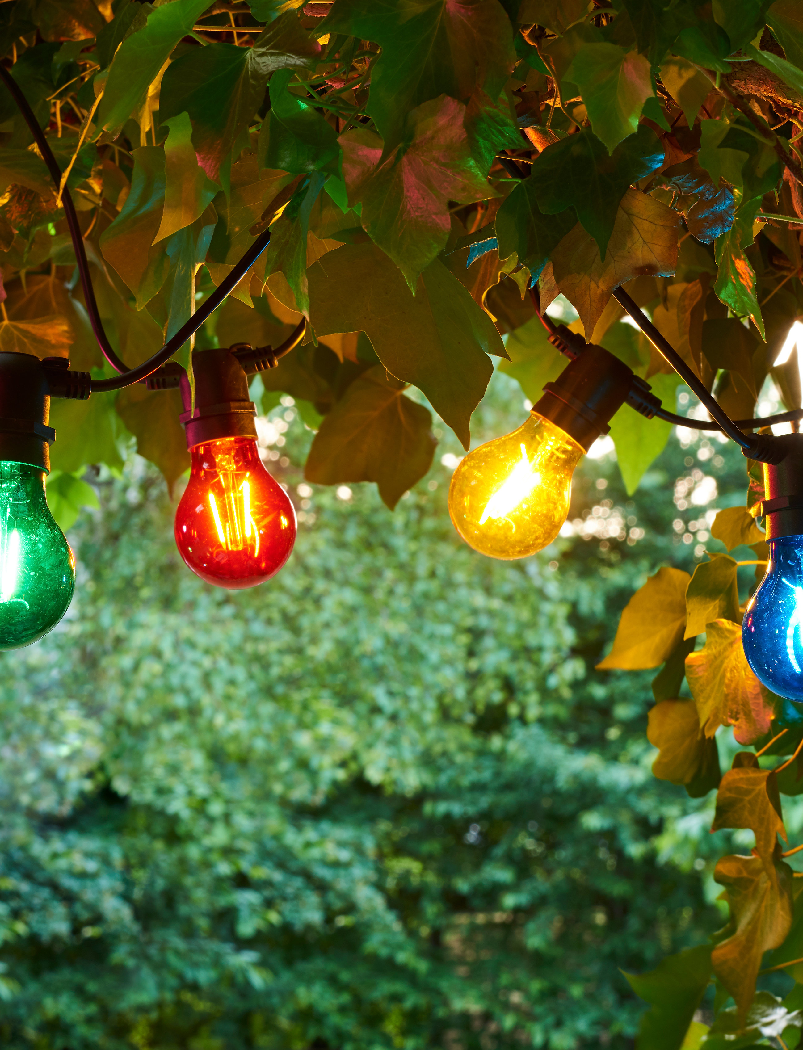 Sirius Home Tobias Startset,10 Led Bulbs, L:4.5M, Outdoor Lighting, Mehrfarbig/gemustert - Garden Lights, Homeware