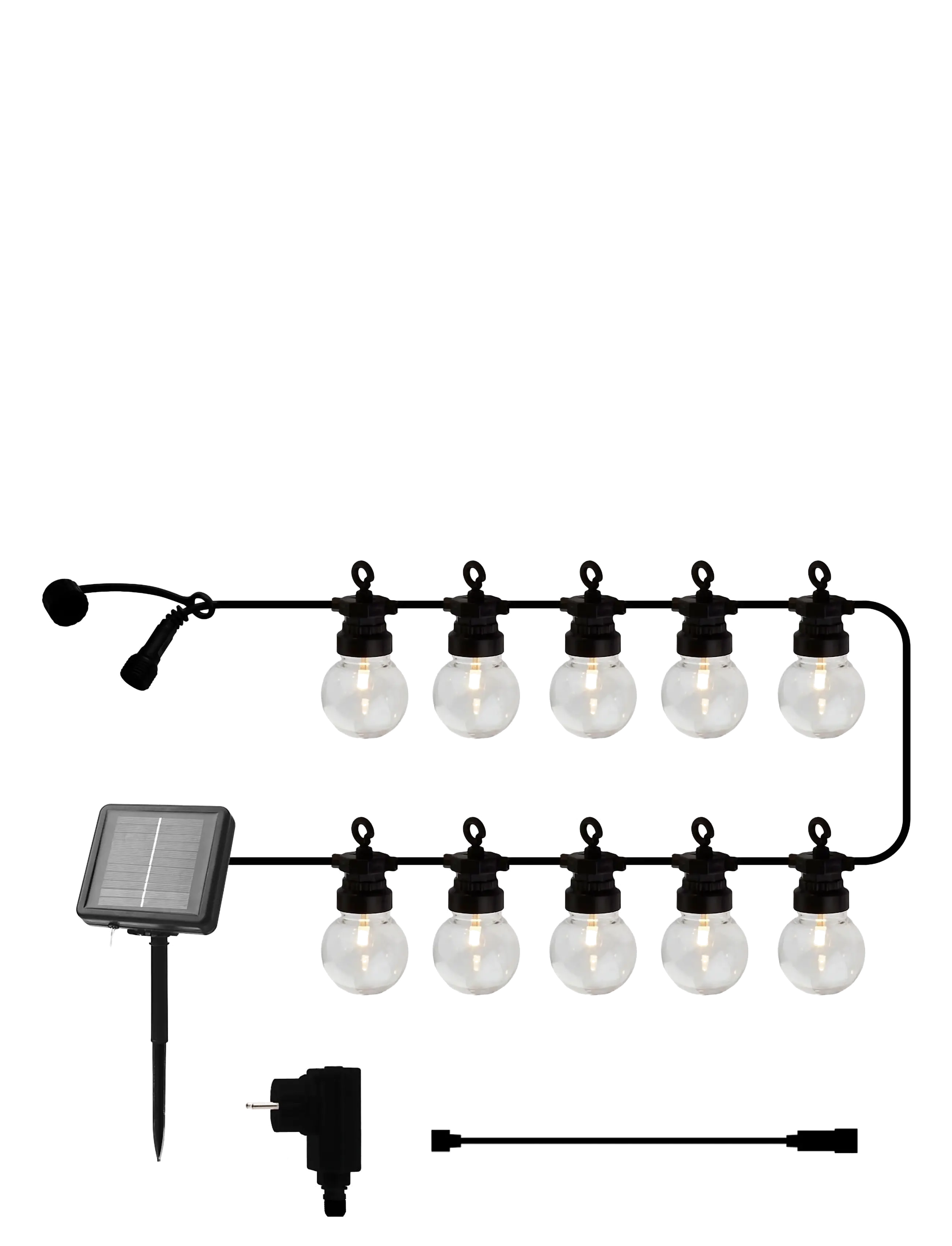 Sirius Home Lucas Combi Solar/Transformer startsæt, 10L, Klar - Buitenverlichting - CLEAR / undefined