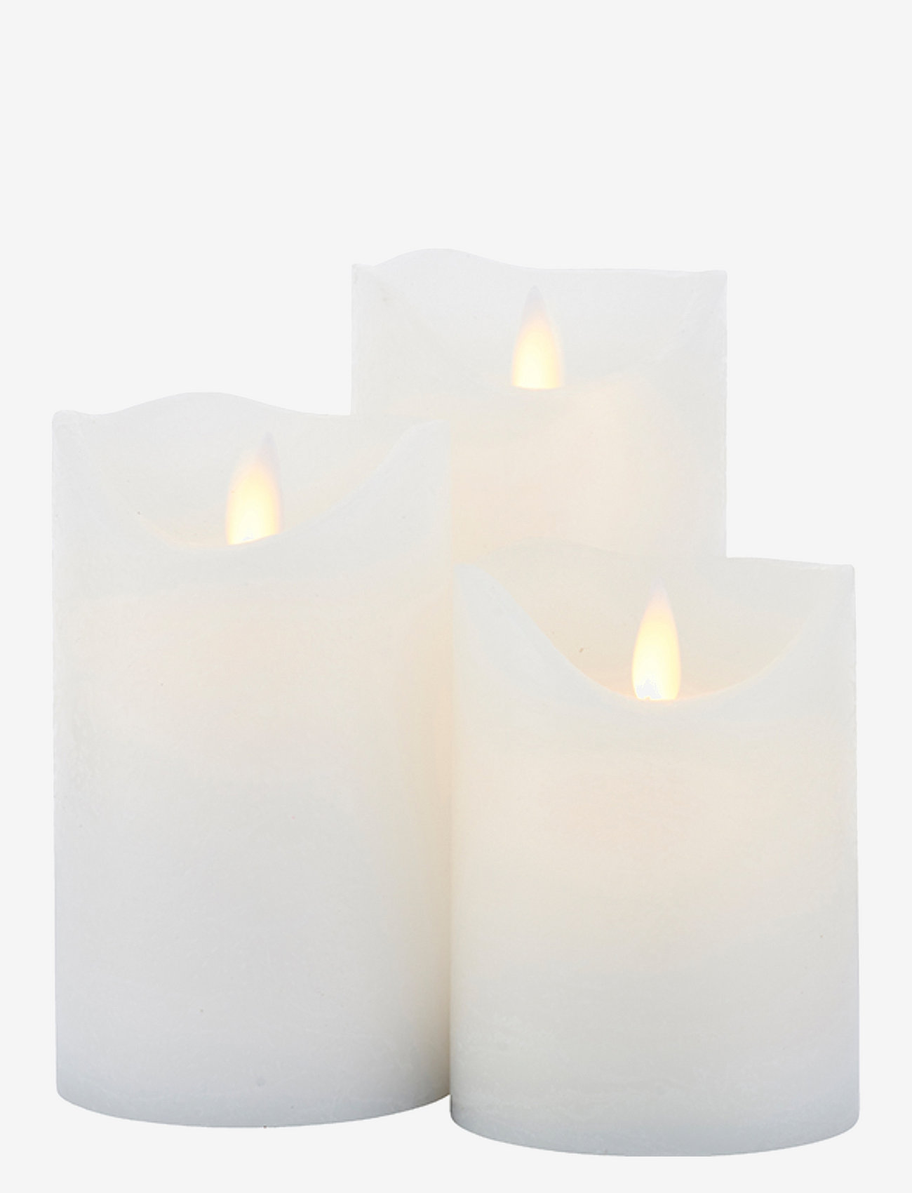 Sirius Home - Sara 3stk Set Rechargable - led candles - white - 0