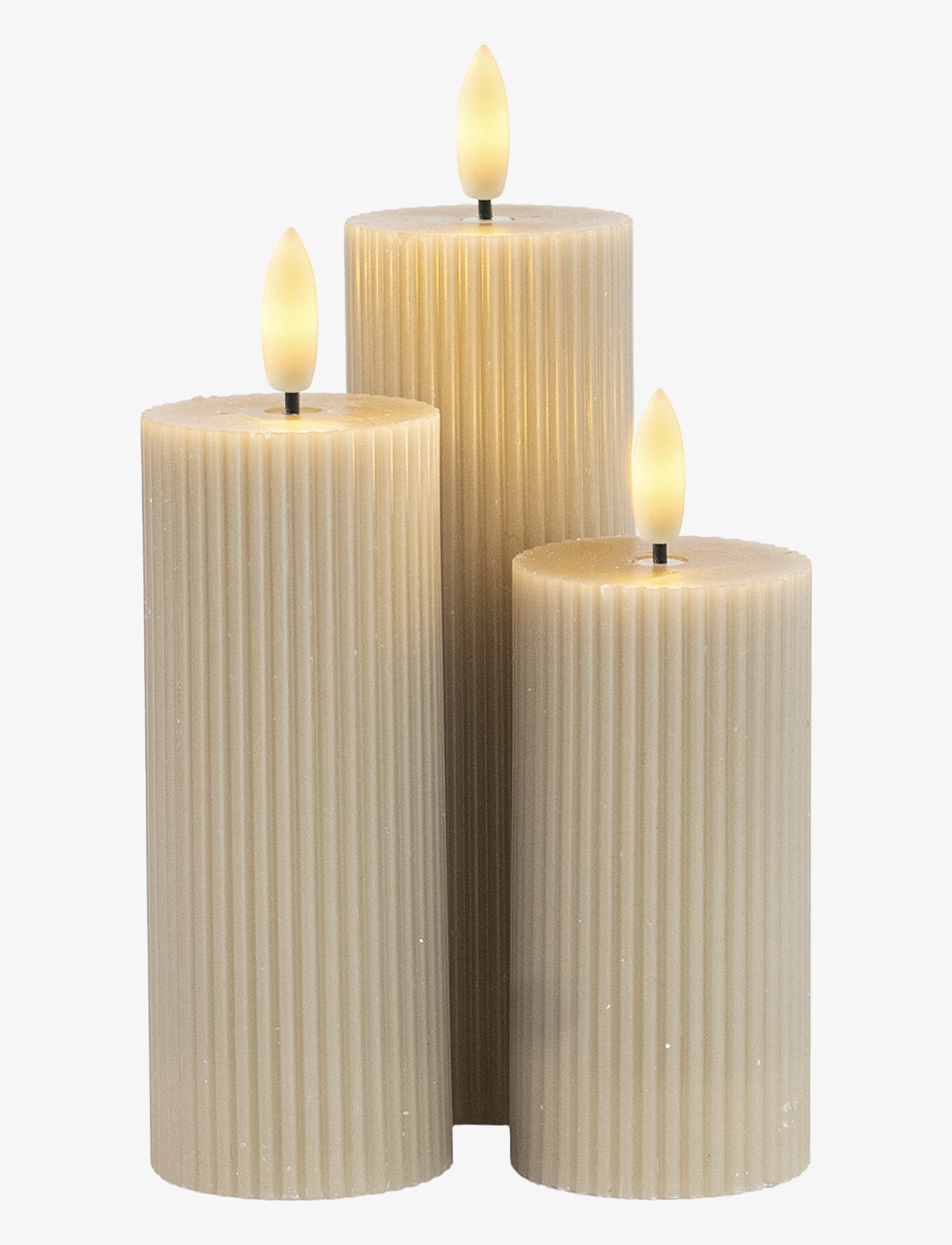 Sirius Home Smilla Genopladelig, LED-lys, Beige, Str: Ø5XH10CM