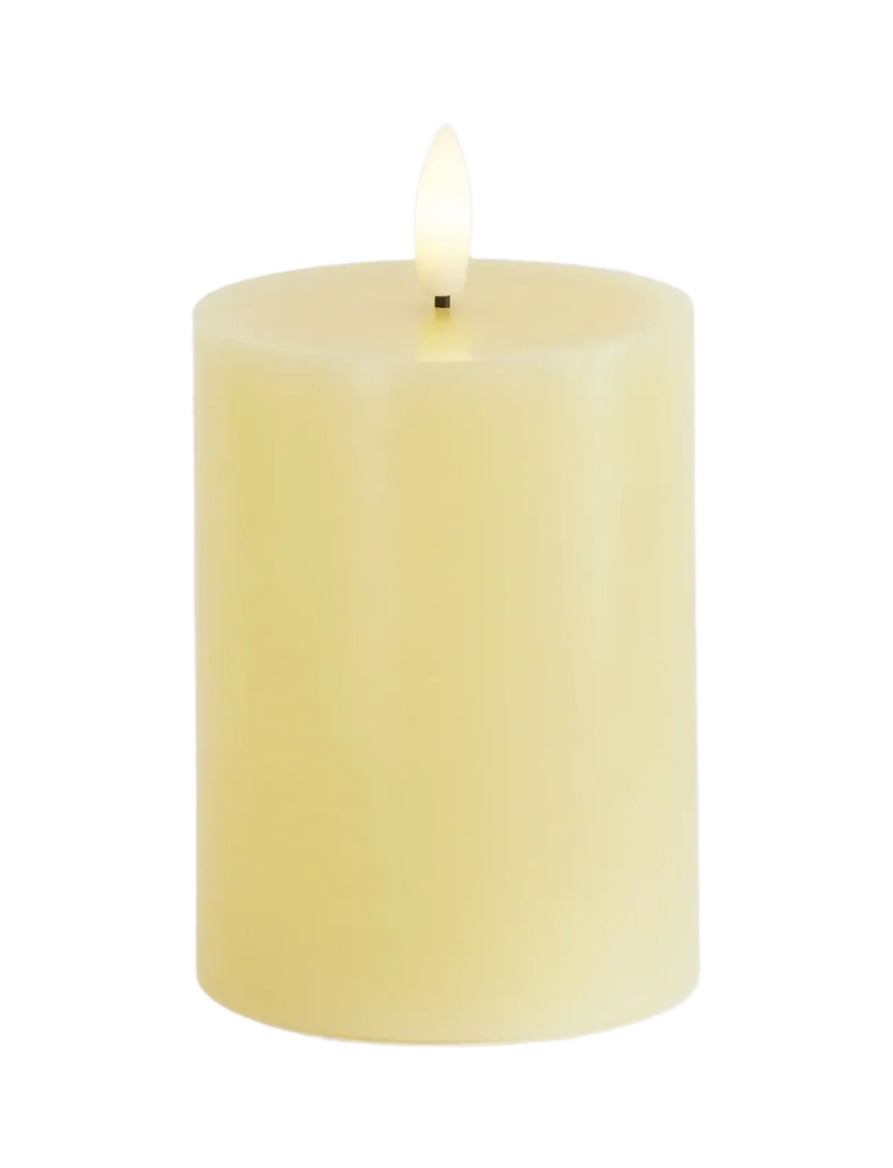 Sirius Home Sille Ø7,5X10Cm, Pale Yellow, LED-lys, Gul, Str: ONE SIZE