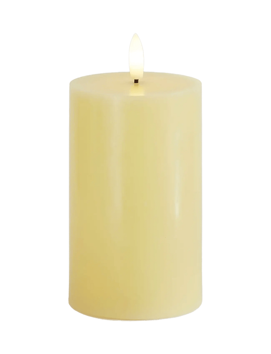 Sirius Home - Sille Ø7,5x12,5cm, Pale Yellow - led küünlad - pale yellow - 1