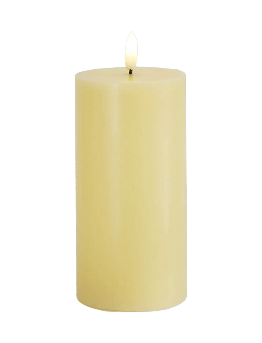Sirius Home - Sille Ø7,5x15cm, Pale Yellow - led küünlad - pale yellow - 1