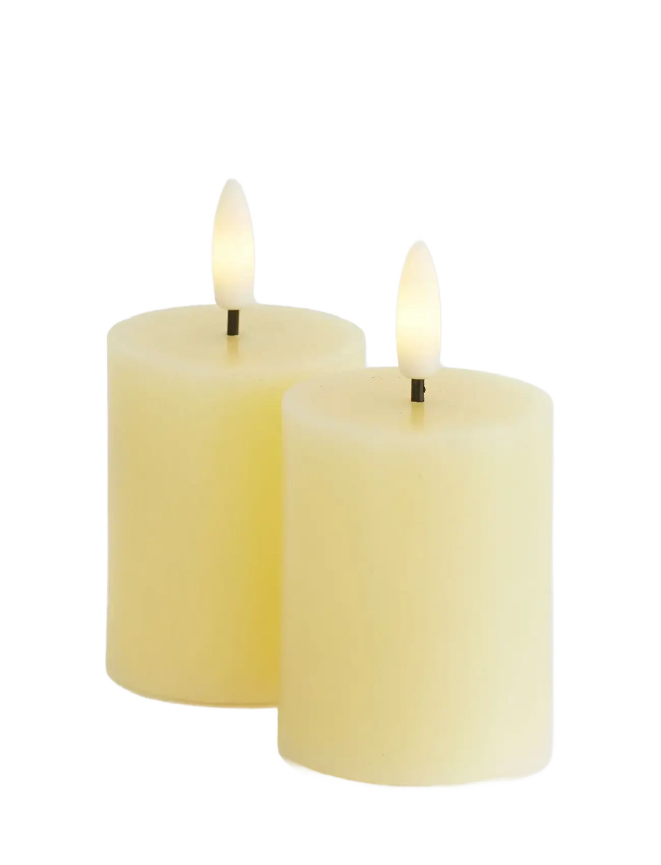 Sirius Home Sille Mini 2 stk. sæt, Ø5xH6,5cm,Pale Yellow - LED kerzen - PALE YELLOW / yellow