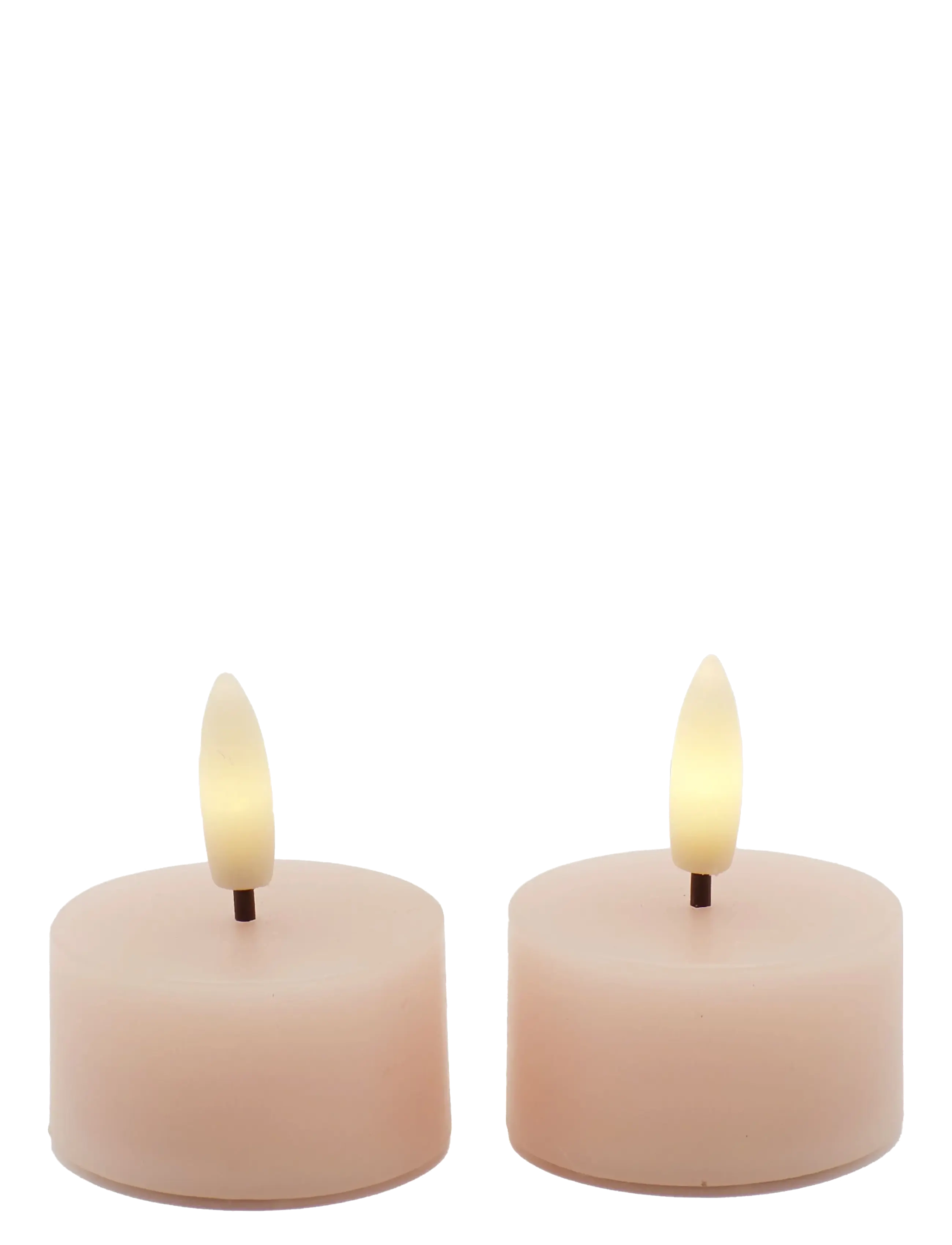 Sirius Home Sille Fyrfadslys 2 stk. sæt, Ø4,5XH2,2cm, Dusty Peach - Sirius Home - DUSTY PEACH / coral