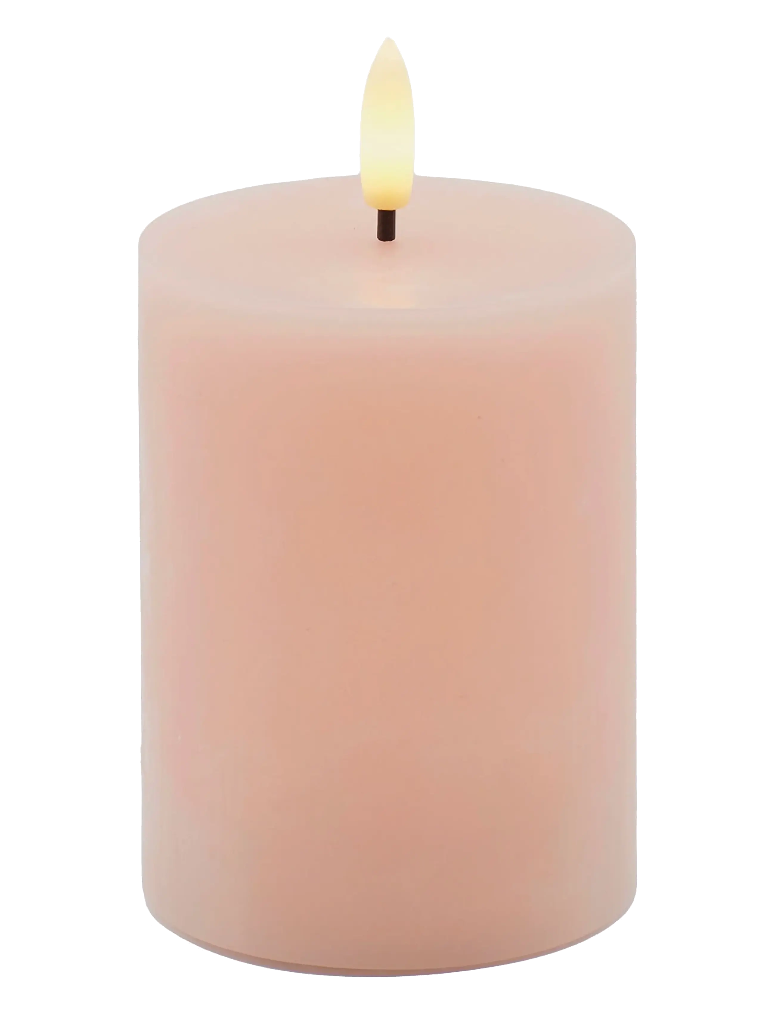 Sirius Home Sille Ø7,5X10Cm, Dusty Peach, LED-lys, Pink, Str: ONE SIZE