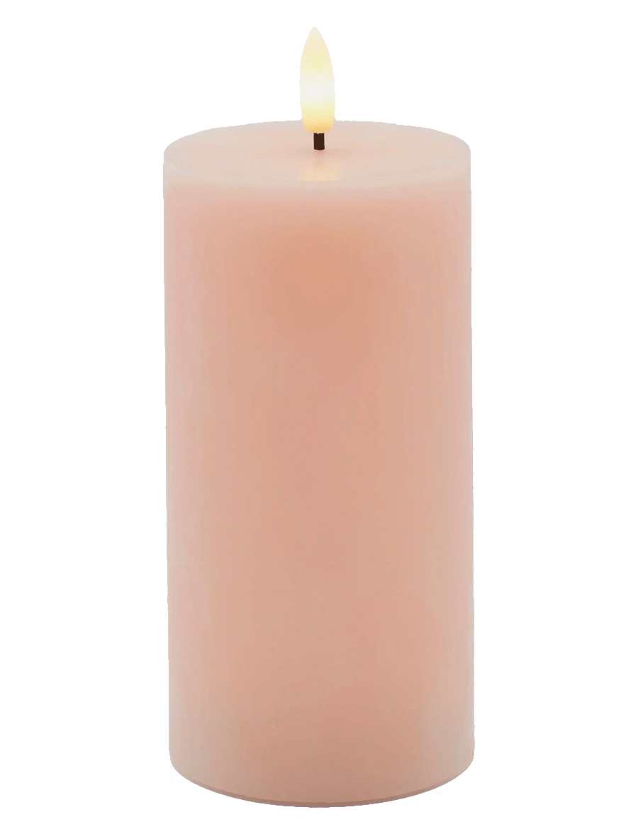 Sirius Home - Sille Ø7,5x15cm, Dusty Peach - led küünlad - dusty peach - 1