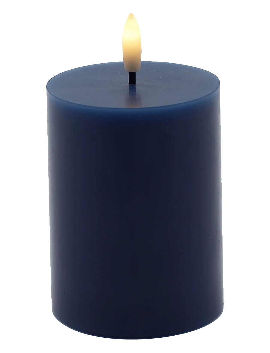 Sirius Home - Sille Ø7,5x10cm, Deep Ocean - led kerzen - deep ocean - 1