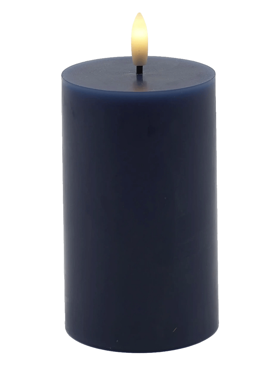 Sirius Home - Sille Ø7,5x12,5cm, Deep Ocean - led kerzen - deep ocean - 1