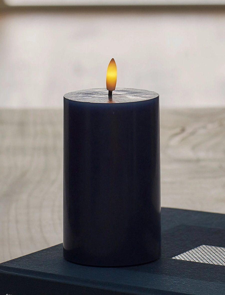 Sirius Home - Sille Ø7,5x12,5cm, Deep Ocean - led kerzen - deep ocean - 0