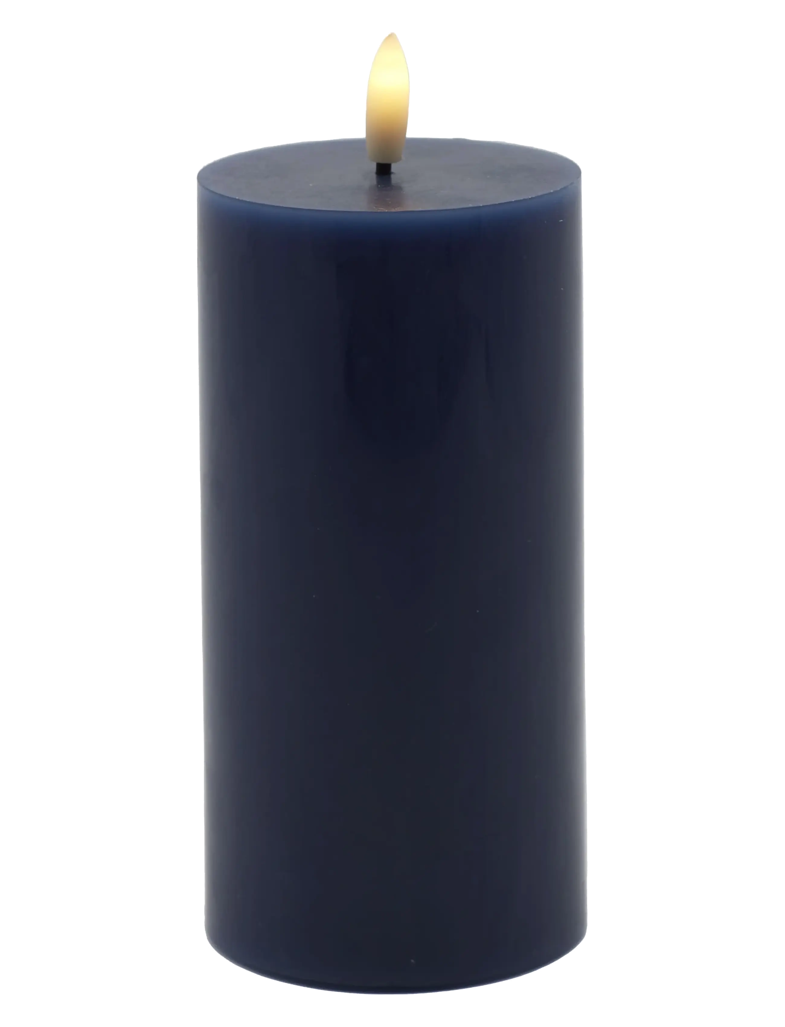 Sirius Home Sille Ø7,5X15Cm, Deep Ocean, LED-lys, Navy, Str: ONE SIZE