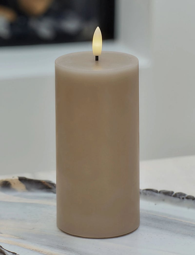 Sirius Home - Sille Ø7,5x15cm, Light Caramel - led küünlad - light caramel - 0