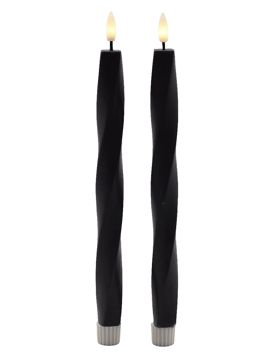 Sirius Home - Nordisk Skulptur, Sille Twist Ø2x26 cm, Sort - black - 1