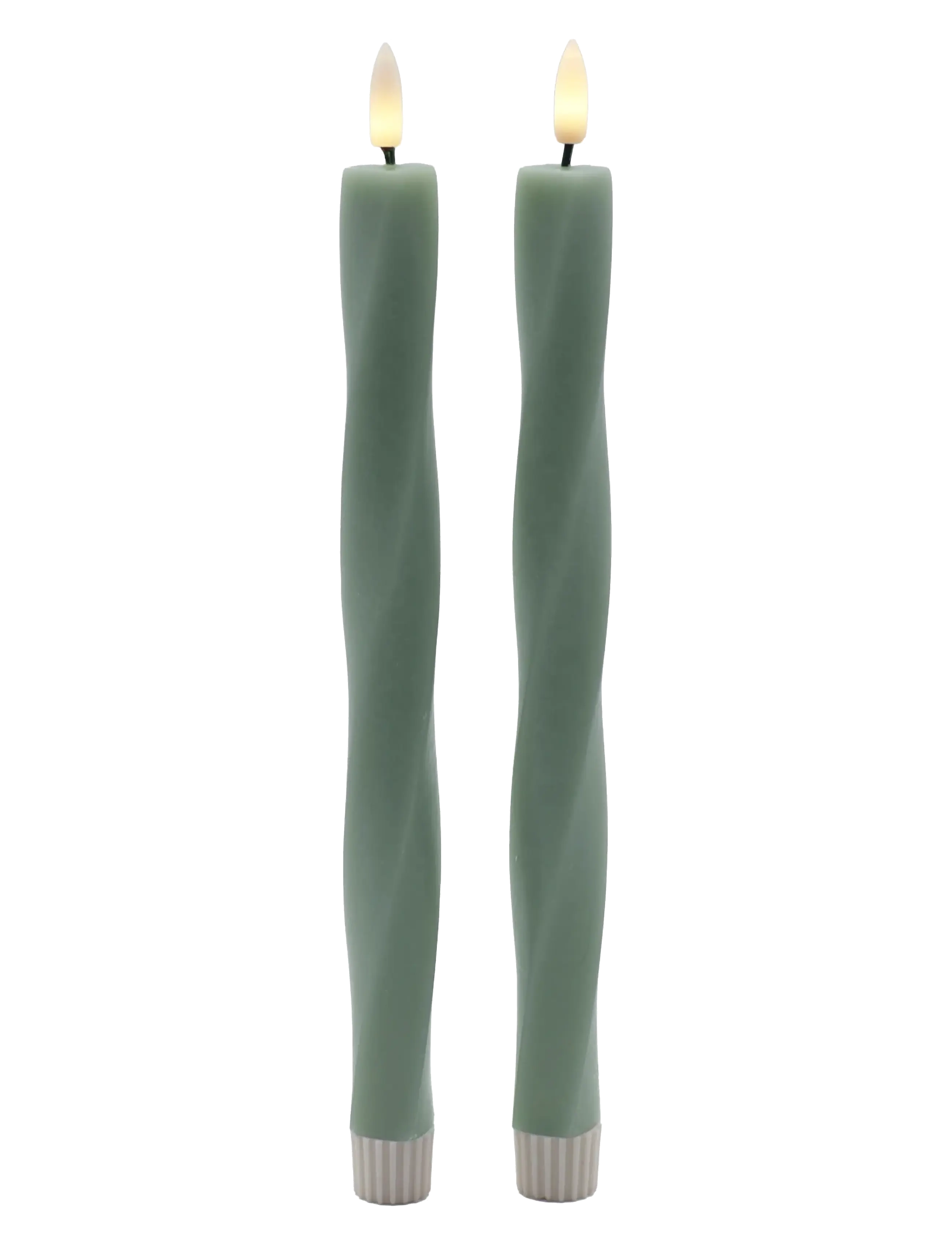 Sirius Home Nordisk Skulptur, Sille Twist Ø2x26 cm, Sandy Green - Interiør - SANDY GREEN / green