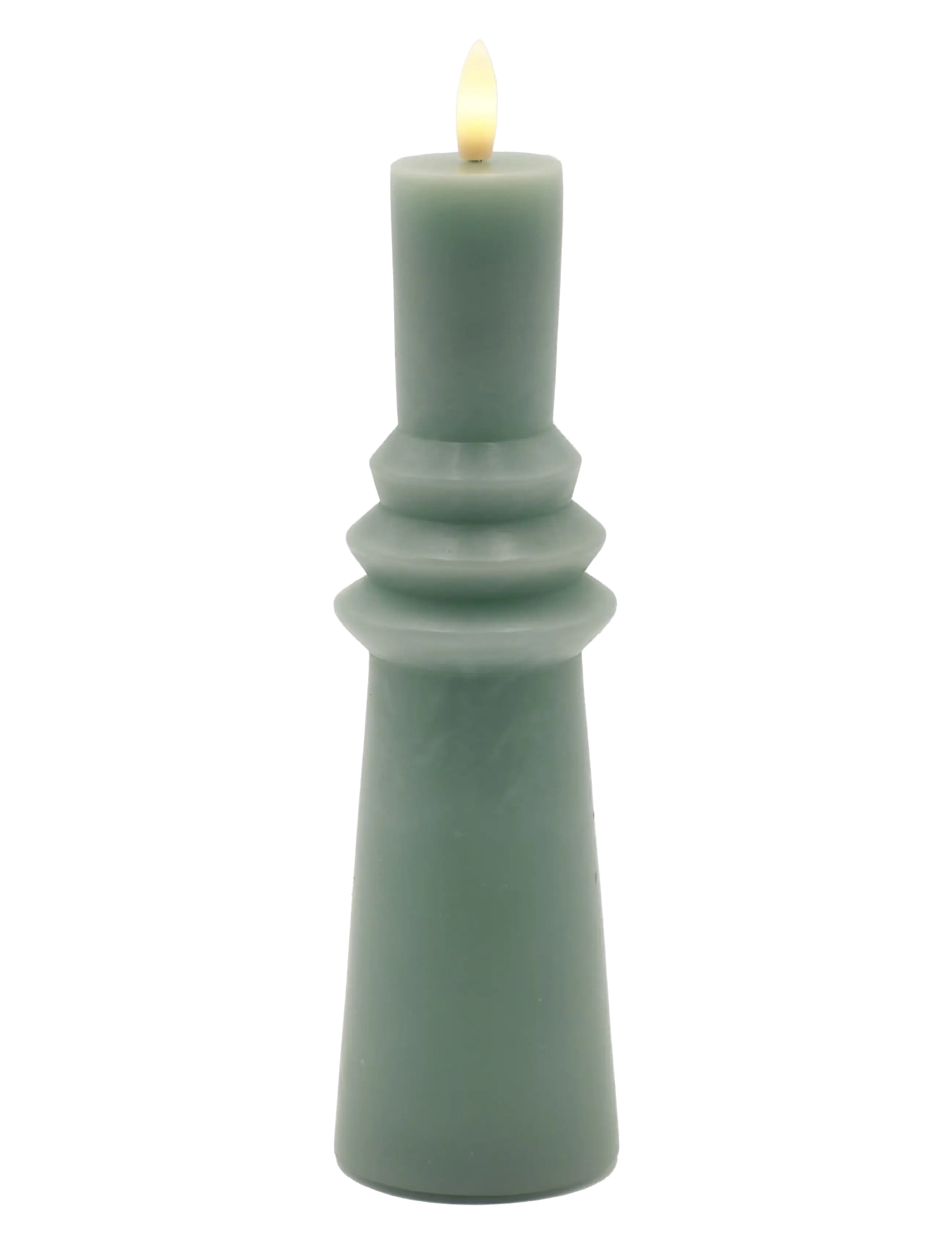 Sirius Home Nordisk Skulptur, Sille Ringet Ø6x22 cm, Sandy Green - Sirius Home - SANDY GREEN / green