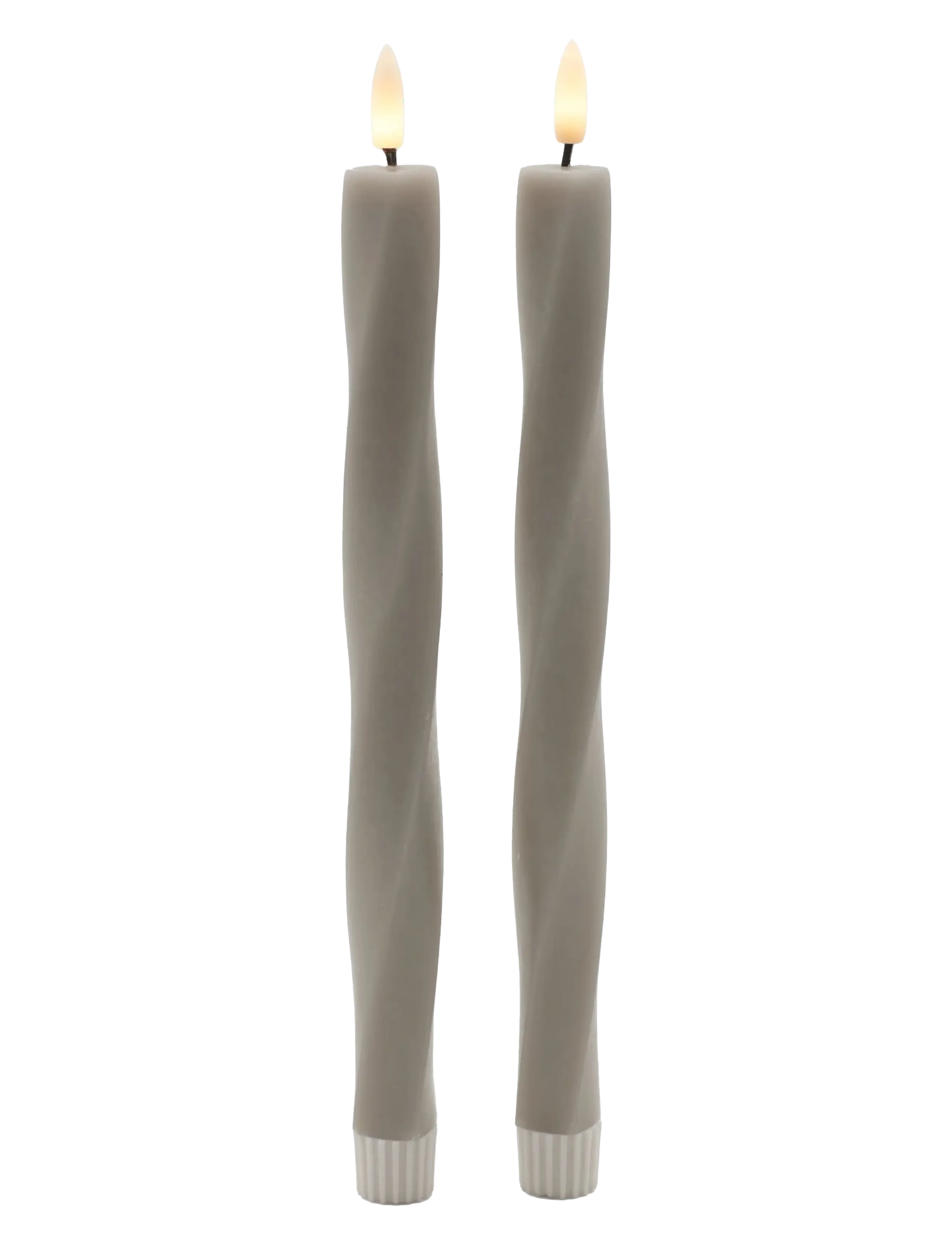 Sirius Home Nordisk Skulptur, Sille Twist Ø2x26 cm, Warm Gray - Sirius Home - WARM GREY / grey