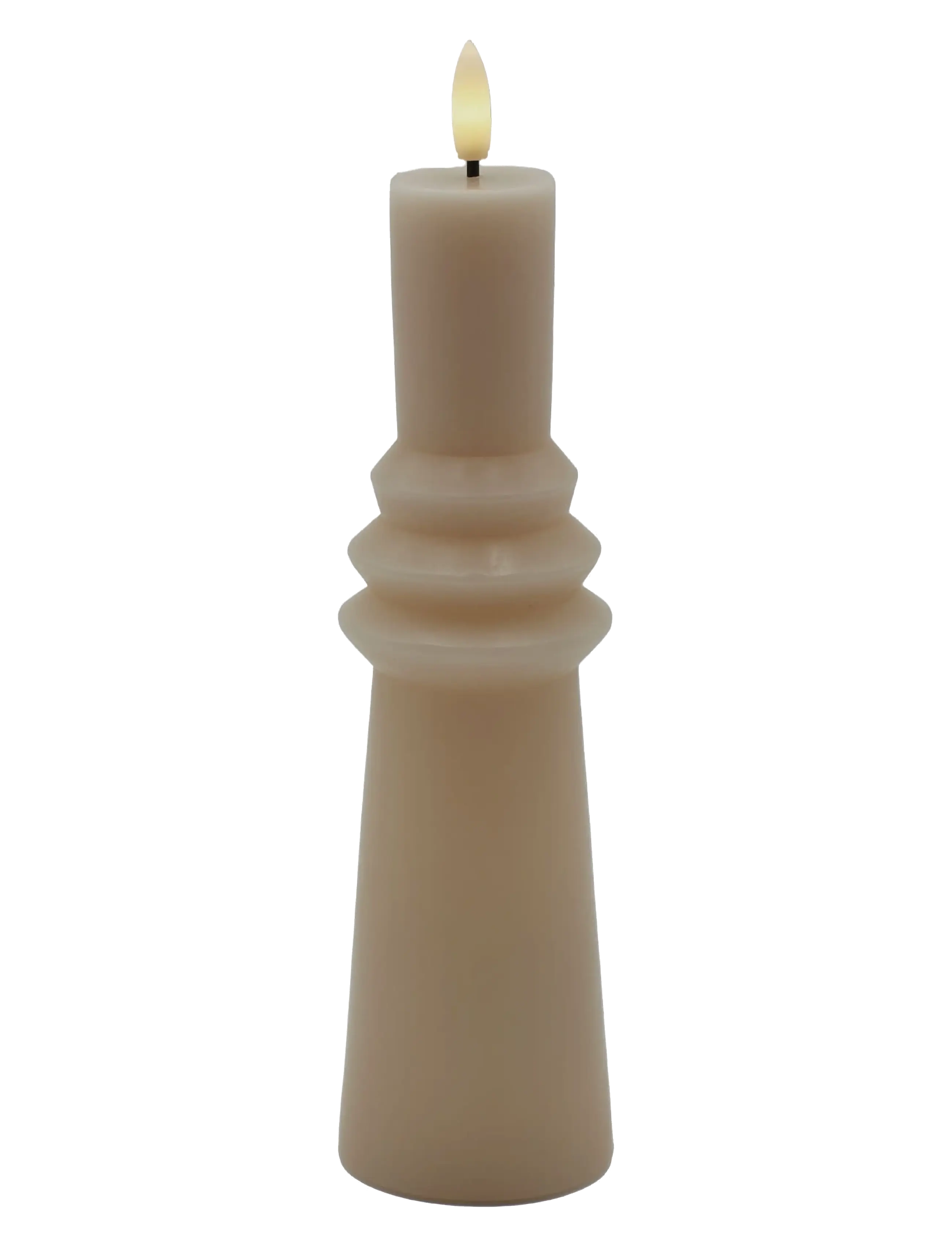 Sirius Home Nordisk Skulptur, Sille Ringet Ø6x22 cm, Light Caramel - Sirius Home - LIGHT CARAMEL / beige