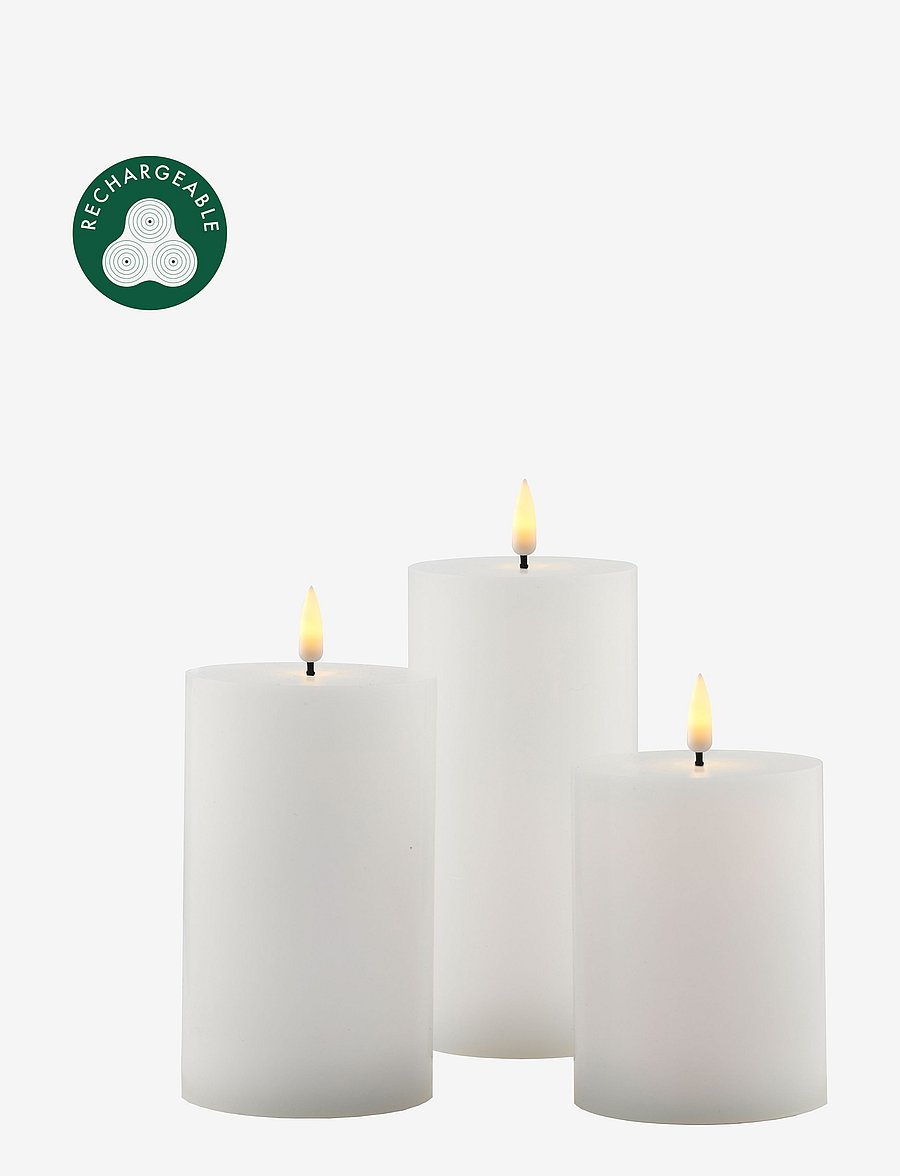 Sirius Home - Sille Rechargeable 3 pcs set - laternen - white - 1