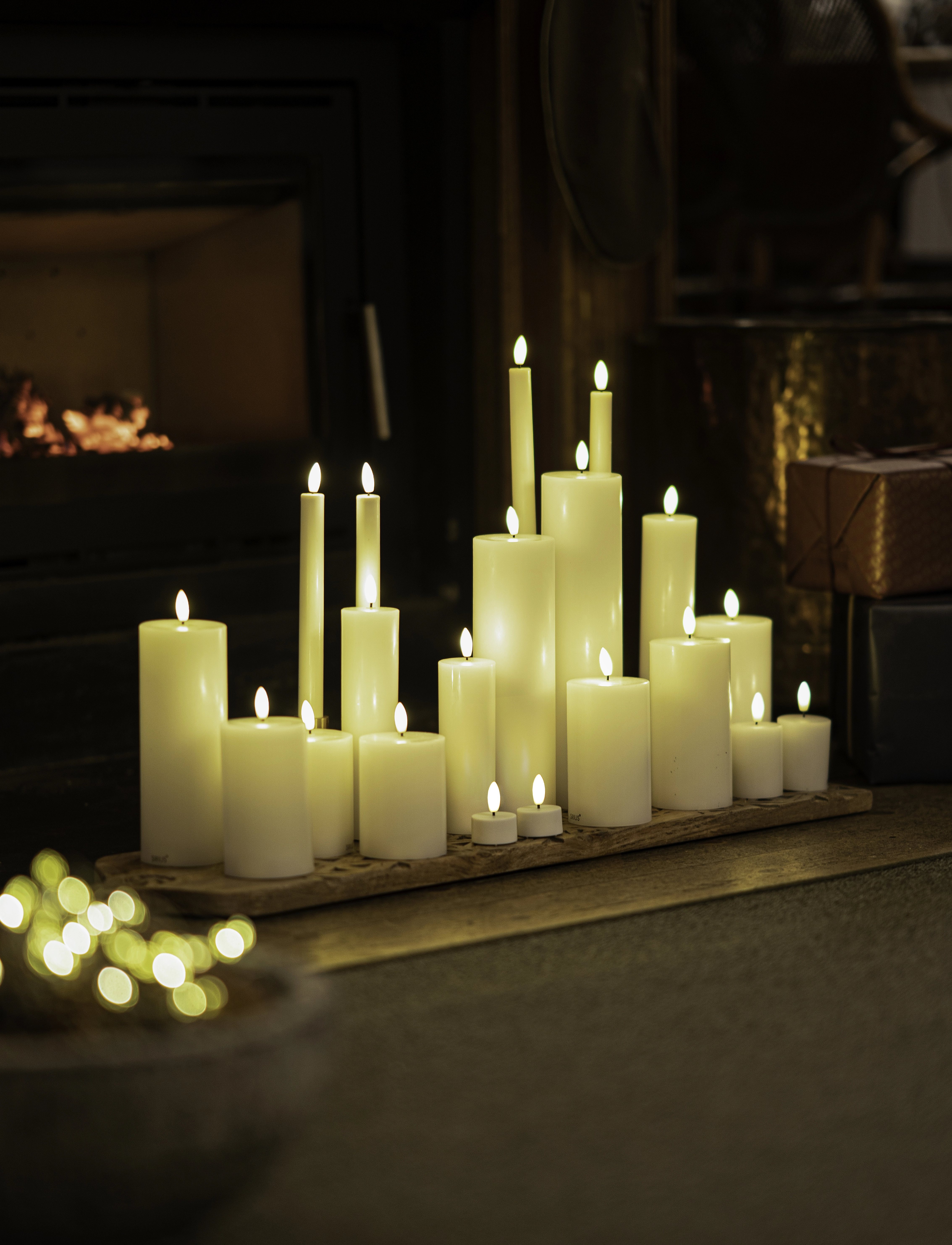 Sirius Home - Sille Rechargable Krone 2 stk Set - advent candles - white - 4