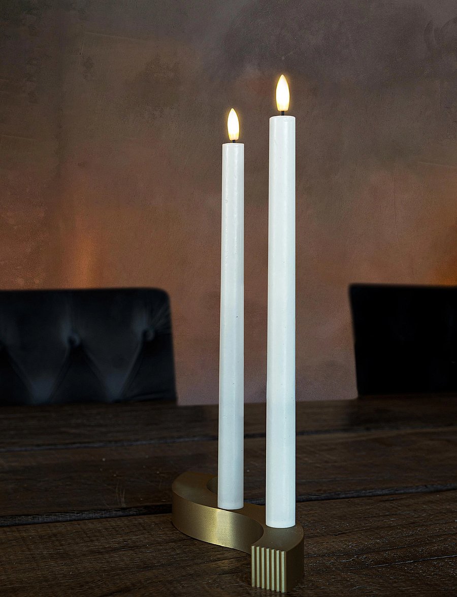 Sirius Home - Sille Rechargeable Crown Lights - weihnachten - adventskerzen - white - 0