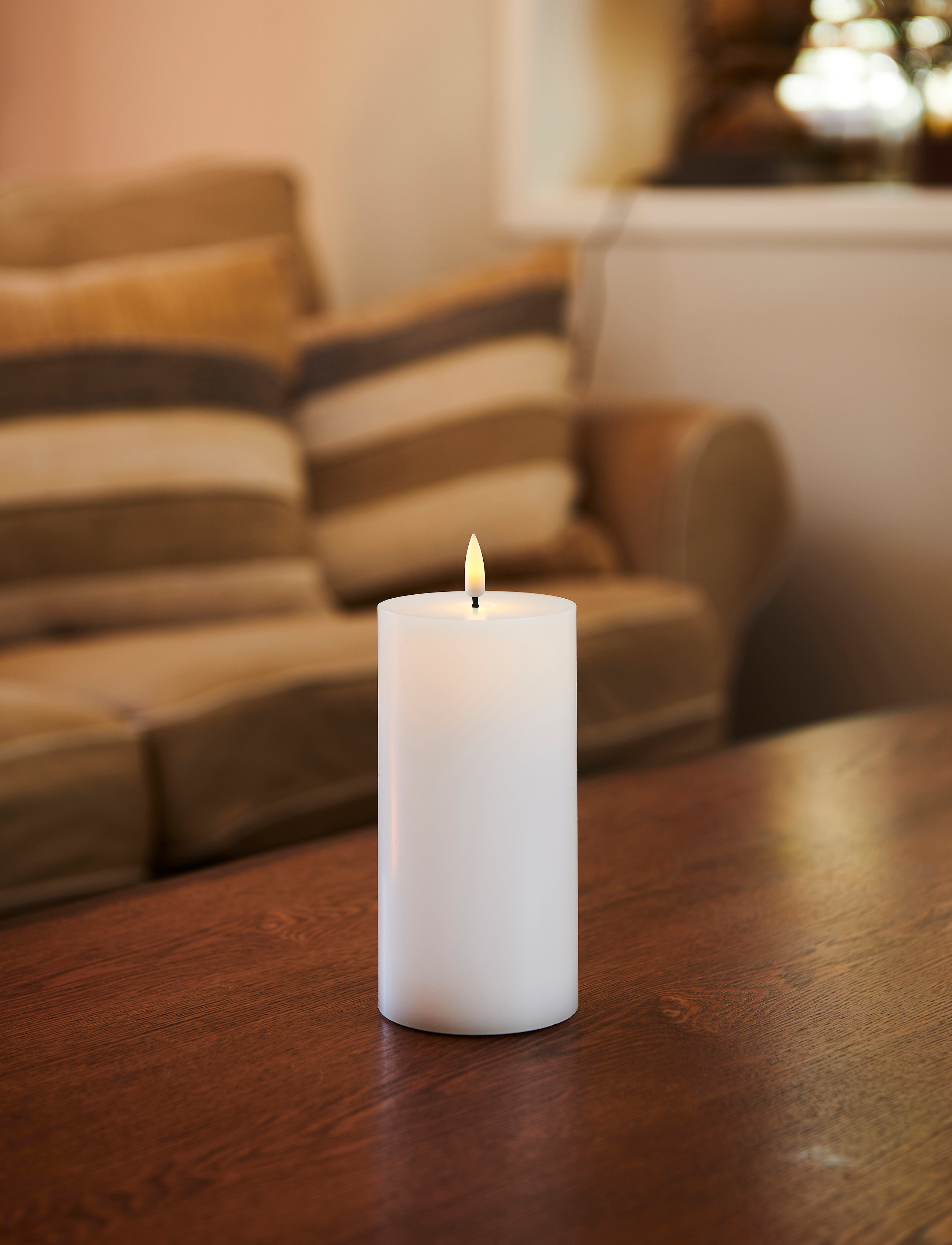 Sirius Home Sille Exclusive, H15 cm, Candles, Weiß - Led Homeware