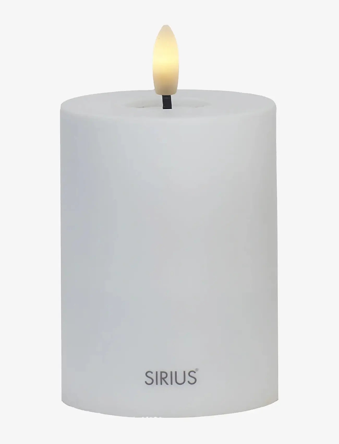 Sirius Home - Sille Solar Ø7,5xH10cm, Hvid - led kerzen - white - 1