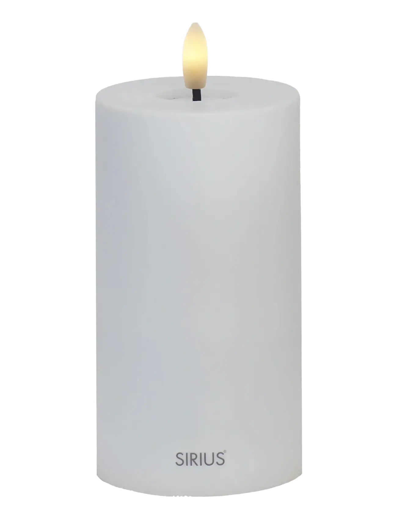Sirius Home Sille Solar Ø7,5Xh15Cm, Hvid, LED-lys, Hvid, Str: ONE SIZE