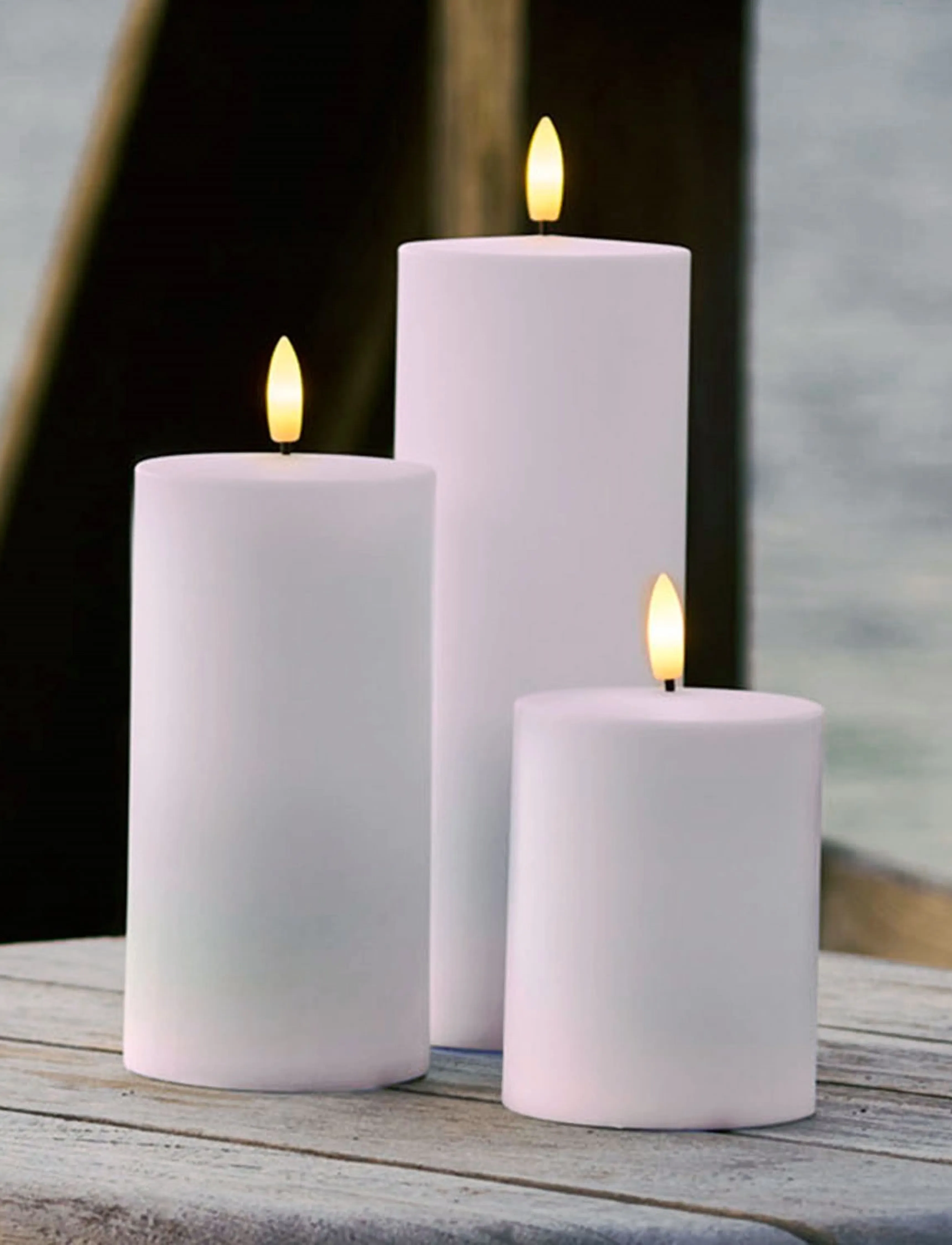 Sirius Home Sille Outdoor, One Size, Candles, Weiß - Led Homeware