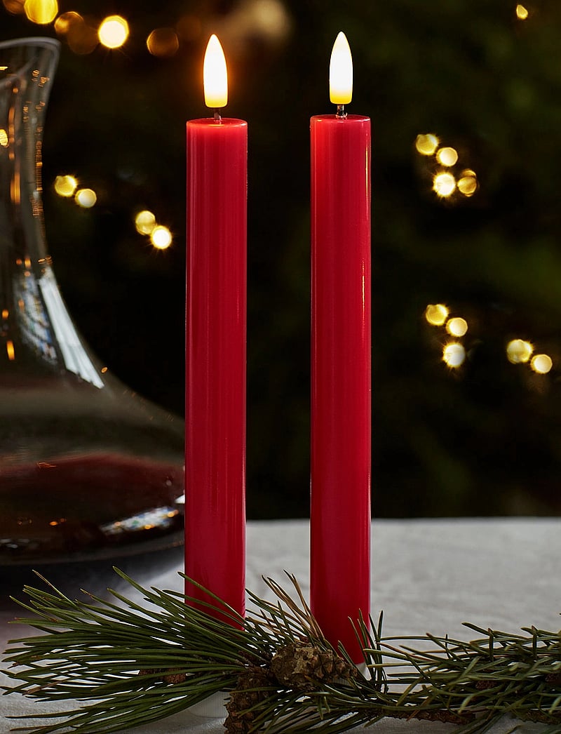 Sirius Home - Sille Lak Taper 2 Pak set - köp efter pris - red - 1
