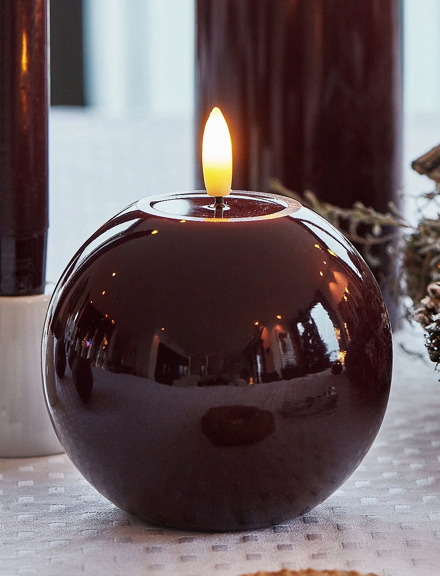 Sirius Home - Sille Lak Bordeaux - weihnachten - adventskerzen - bordeaux - 0