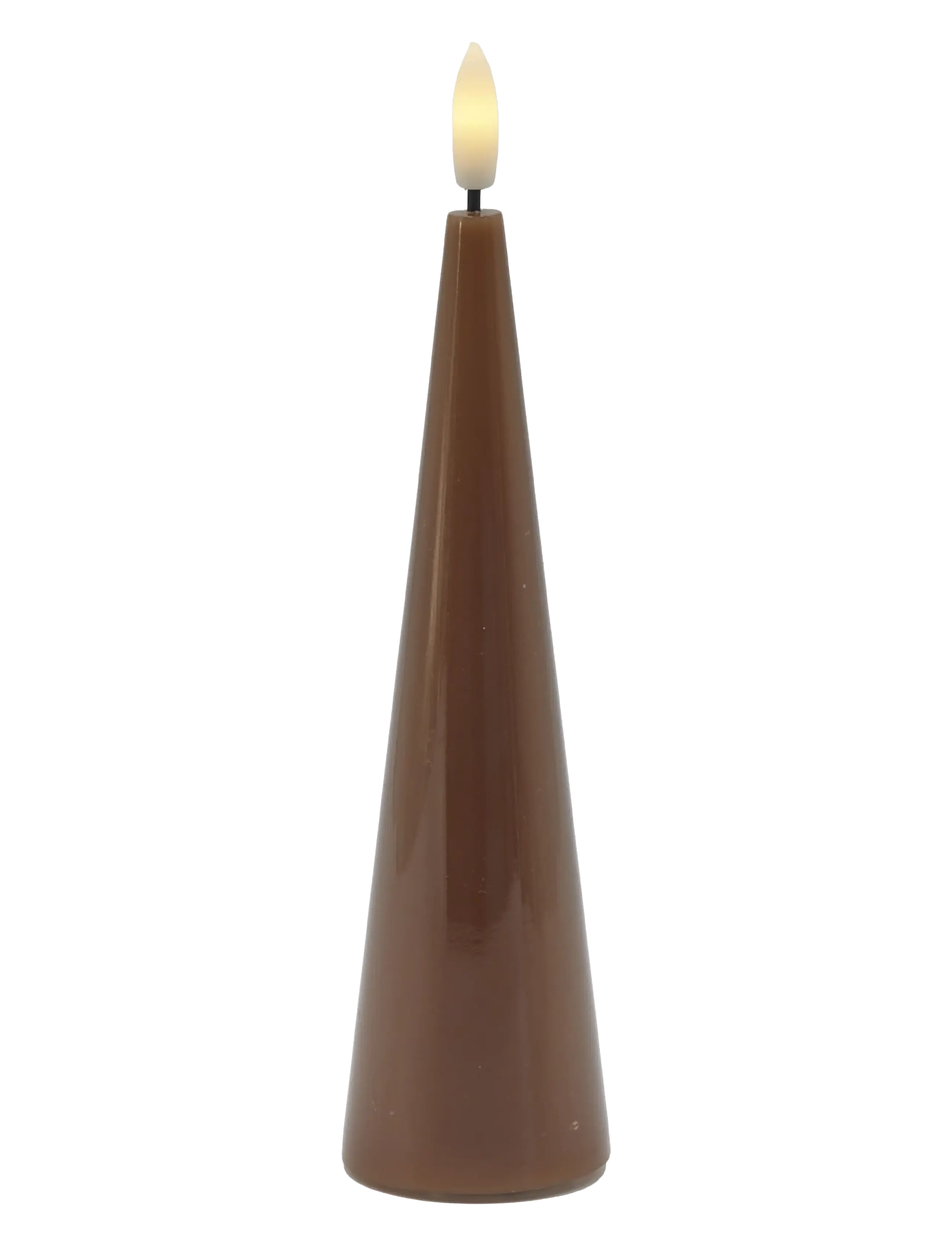 Sirius Home Sille lacquer, Ø4,8xH17cm, Toffee - Kerzen - TOFFEE / brown