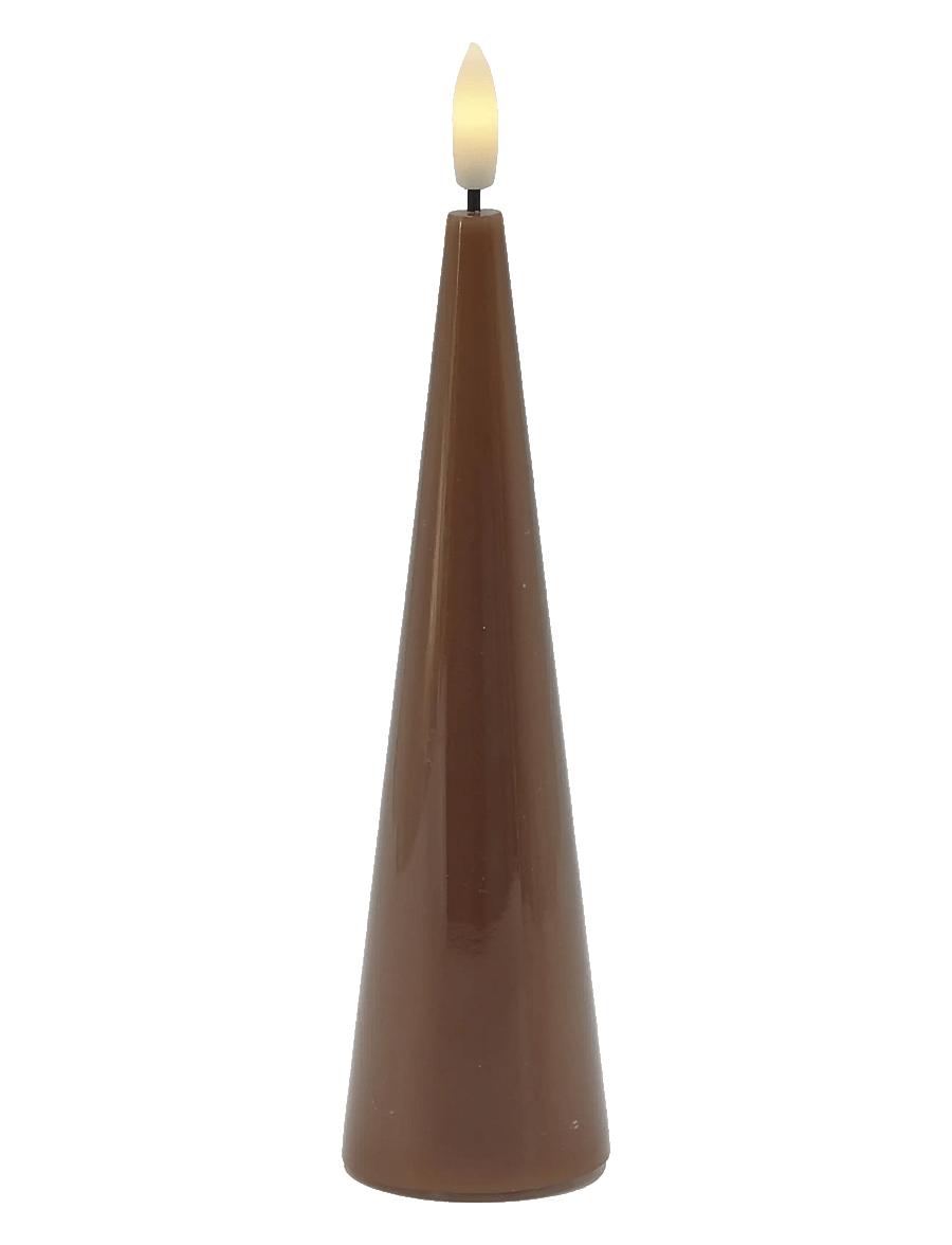 Sirius Home - Sille lacquer, Ø4,8xH17cm, Toffee - led küünlad - toffee - 1