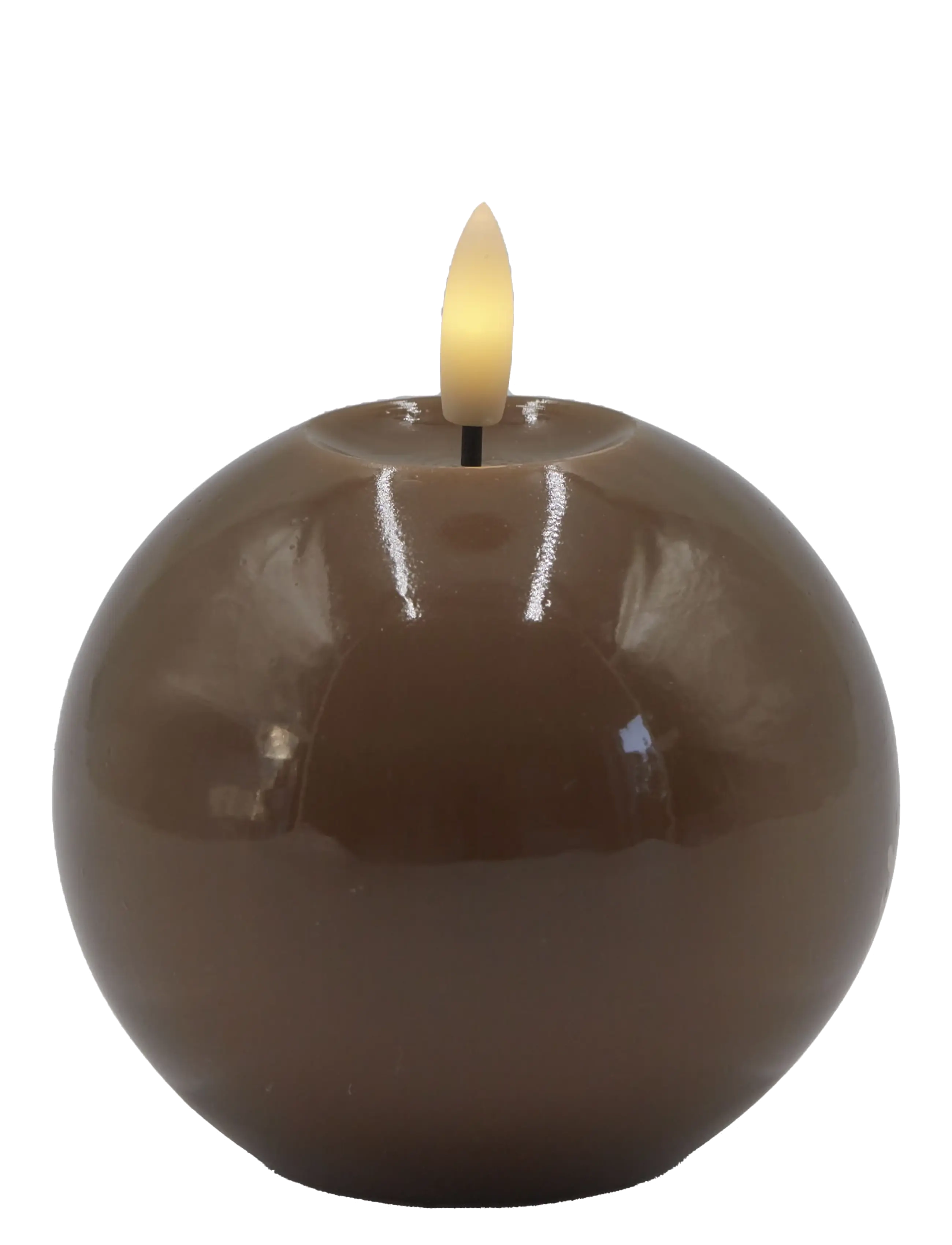 Sirius Home Sille lacquer, Ø10xH9cm, Toffee - Kerzen - TOFFEE / brown