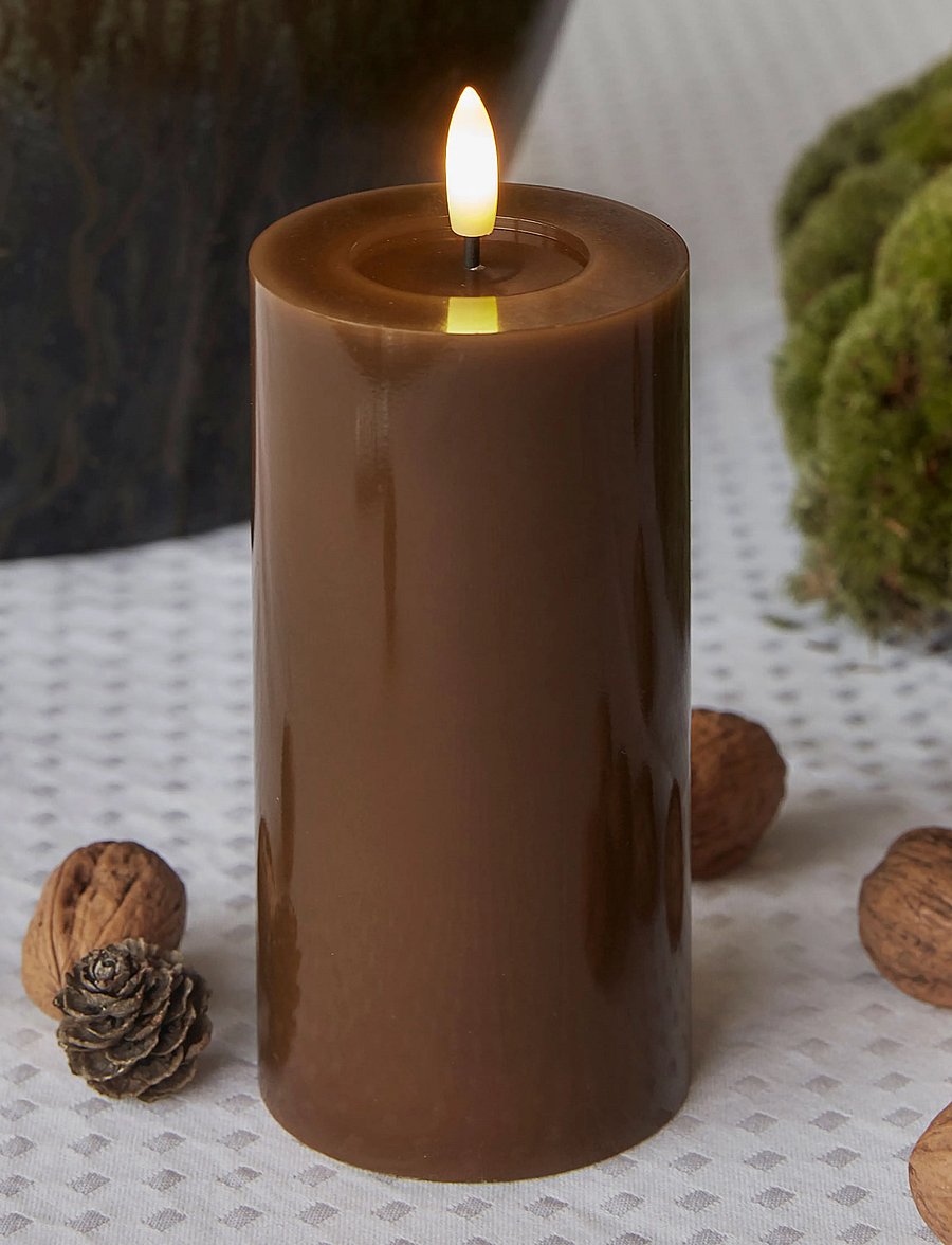 Sirius Home - Sille lacquer, Ø7,5xH15cm, Toffee - valgustustarvikud - toffee - 0
