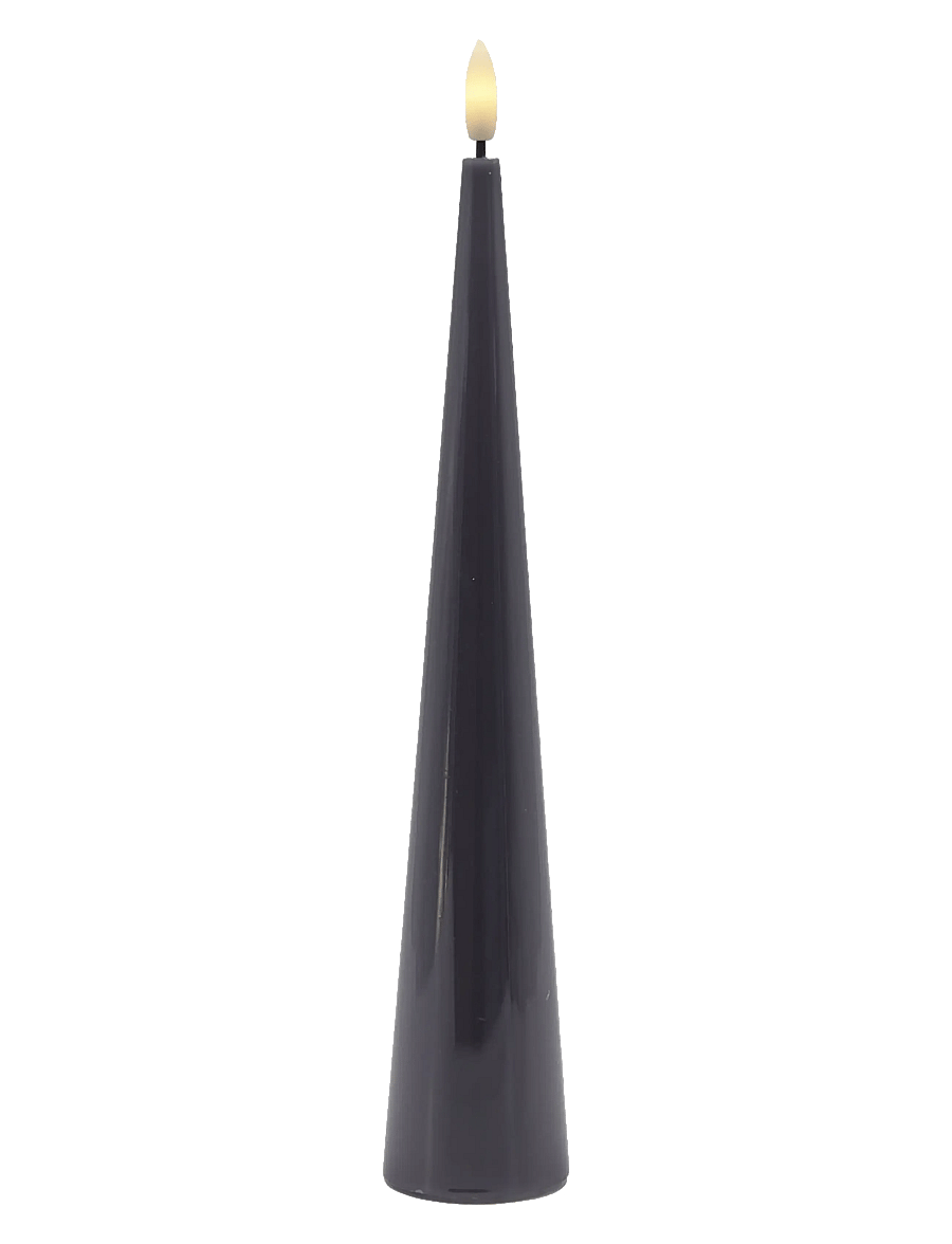 Sirius Home - Sille lacquer, Ø4,8xH26cm, Gray - led küünlad - grey - 1