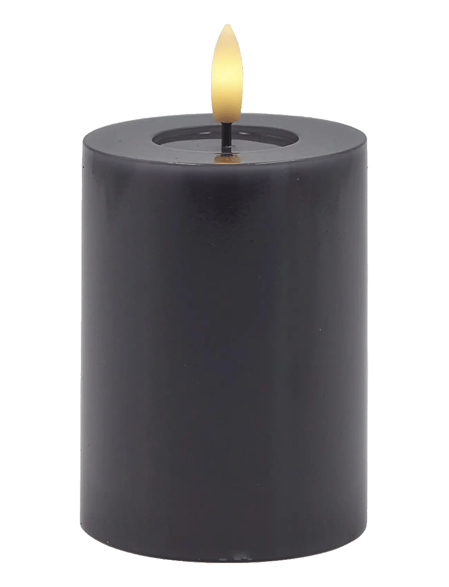 Sirius Home - Sille lacquer, Ø7,5xH10cm, Gray - led küünlad - grey - 1