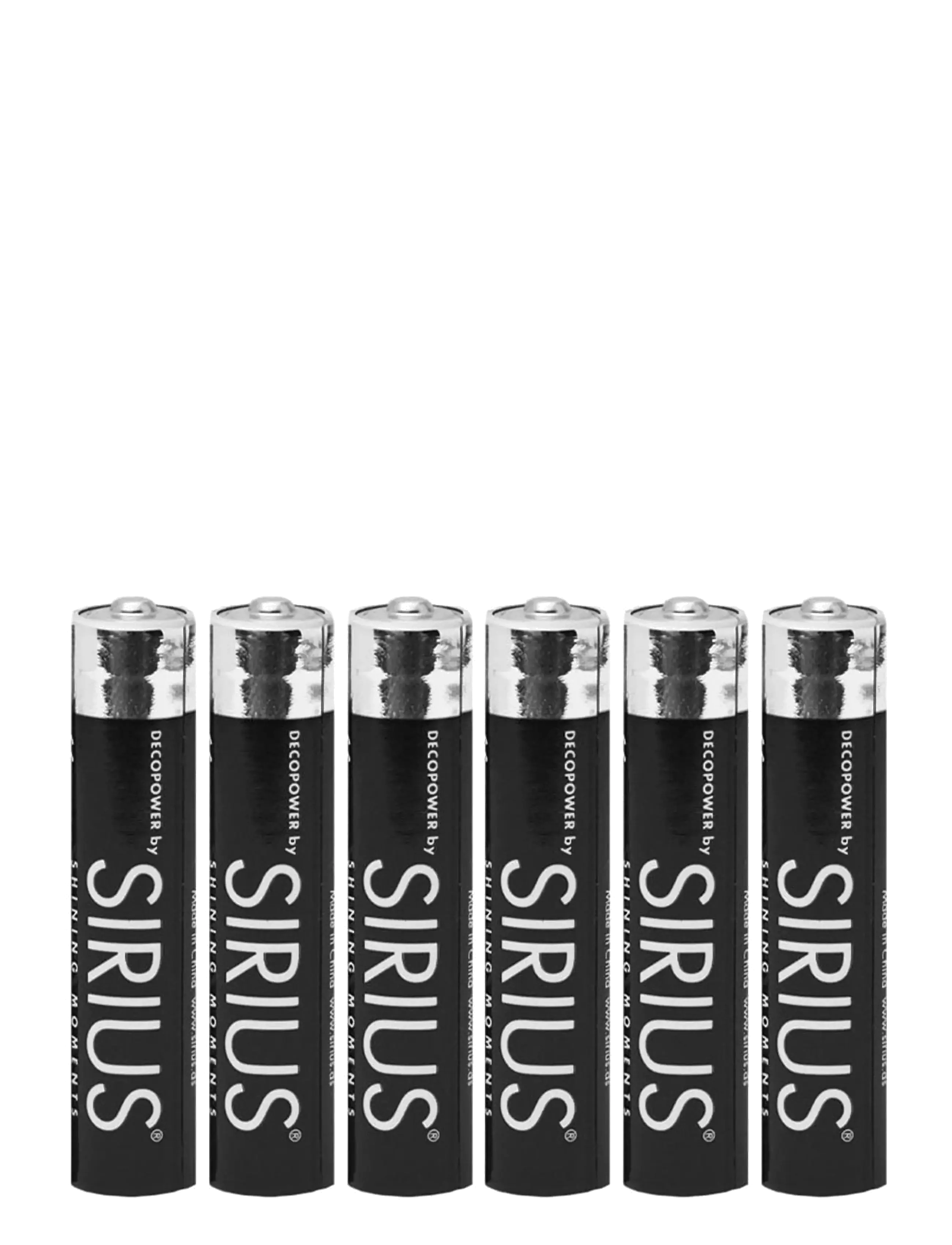 Sirius Home Aaaa Batterier, 6-Pak, One Size, Electronics, Marineblau - Batteries, Homeware