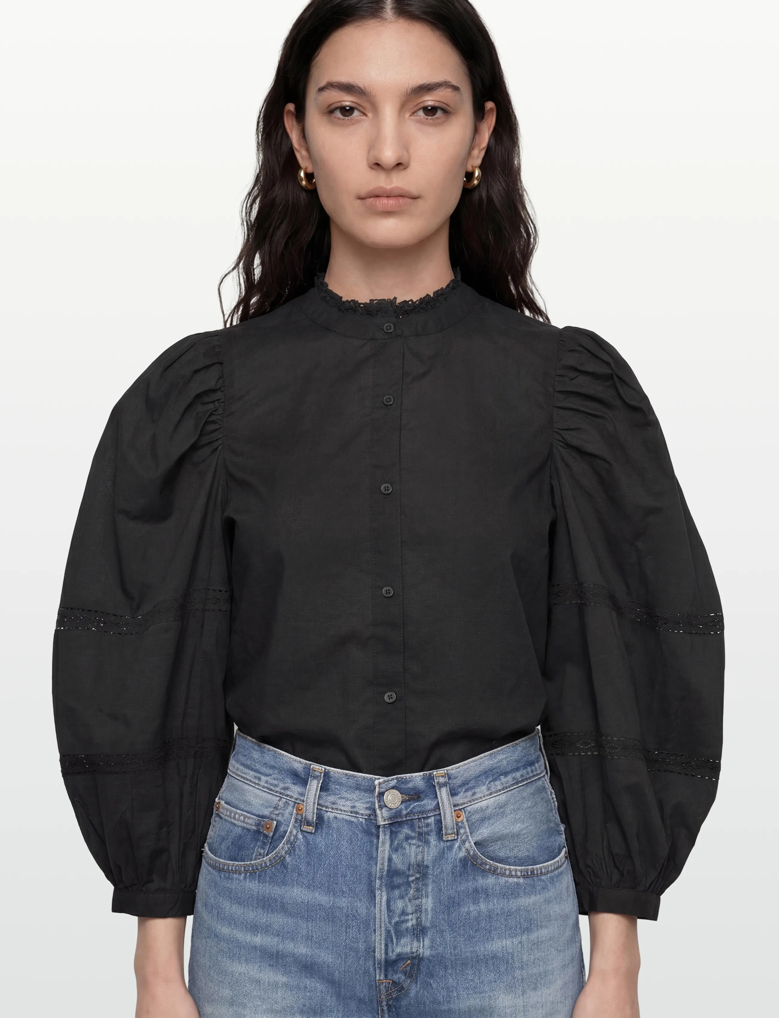 Sirup Copenhagen - Violetta Blouse - black - 3