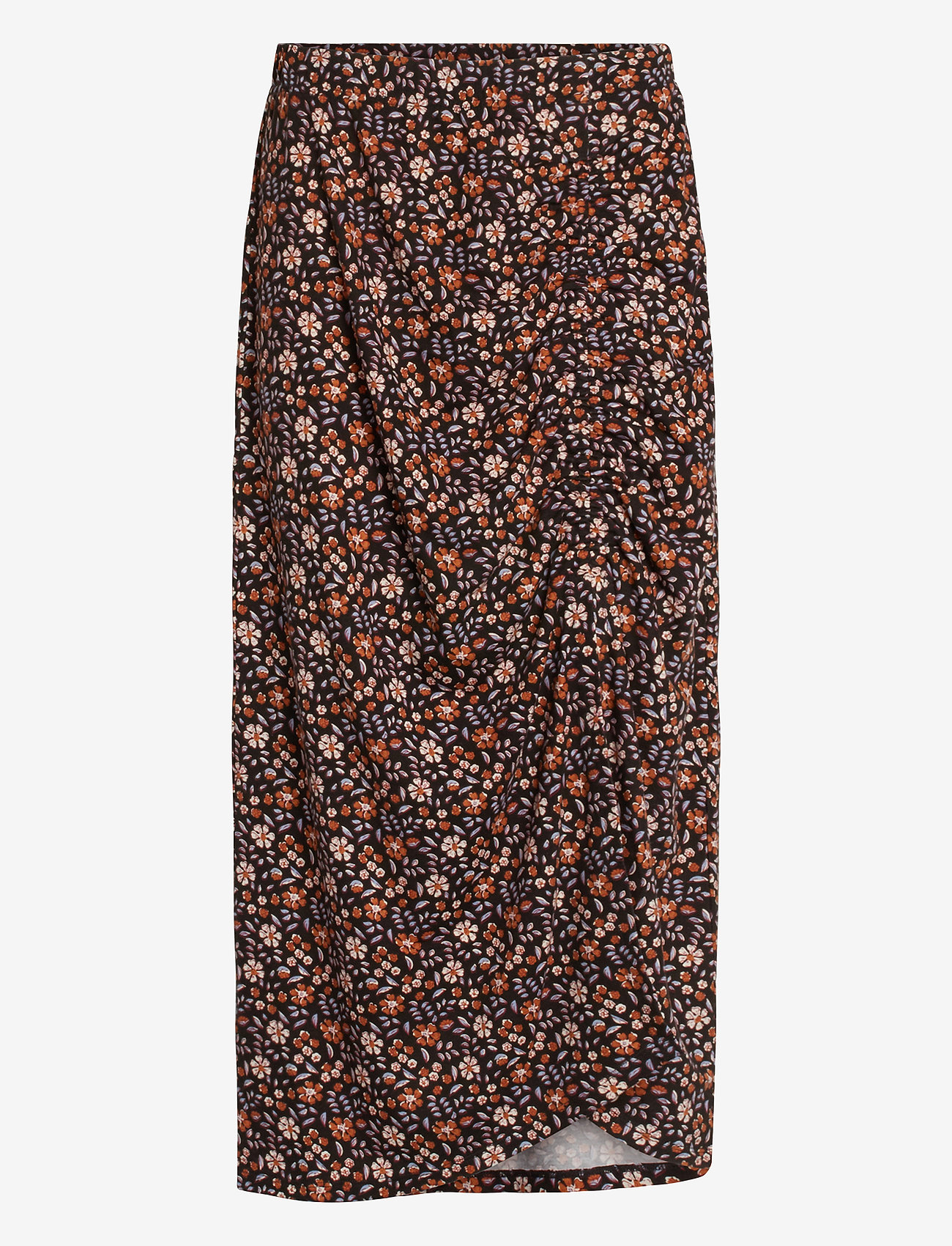 Sirup Copenhagen - Cecilia print skirt - midi skirts - rustic brown - 0