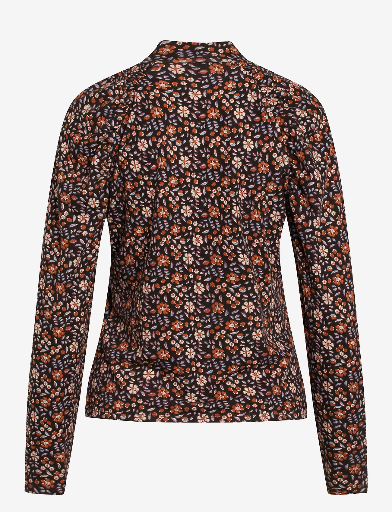 Sirup Copenhagen - Cecilia Print Blouse - långärmade blusar - rustic brown - 2