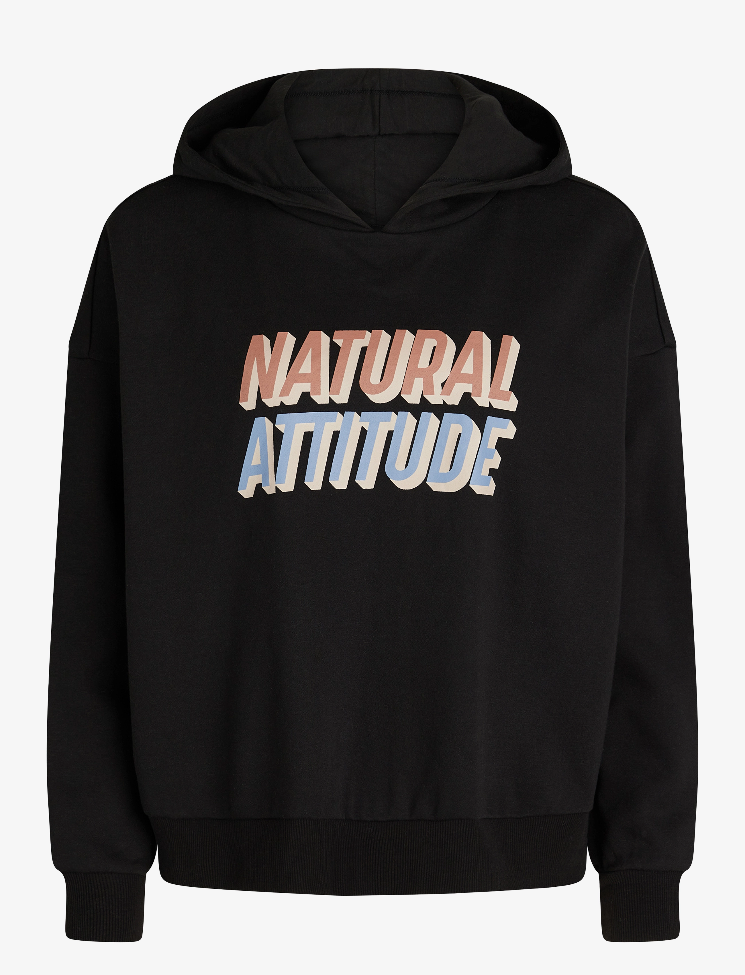 Sirup Copenhagen Street Sweat Hoodie w. Print - Kläder - BLACK / black