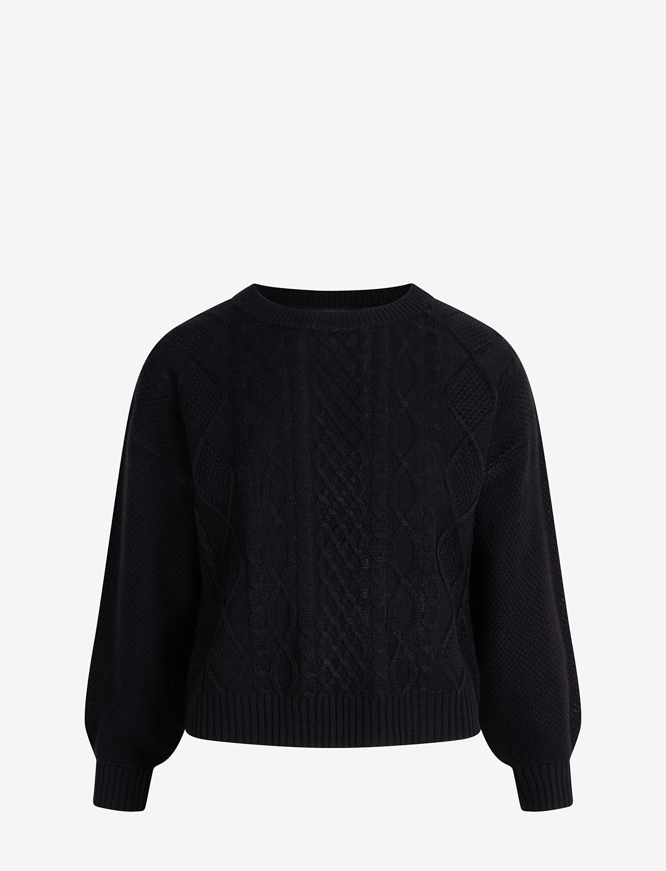 Sirup Copenhagen - Trendy Knit Pullover - sügisesed riided - black - 0